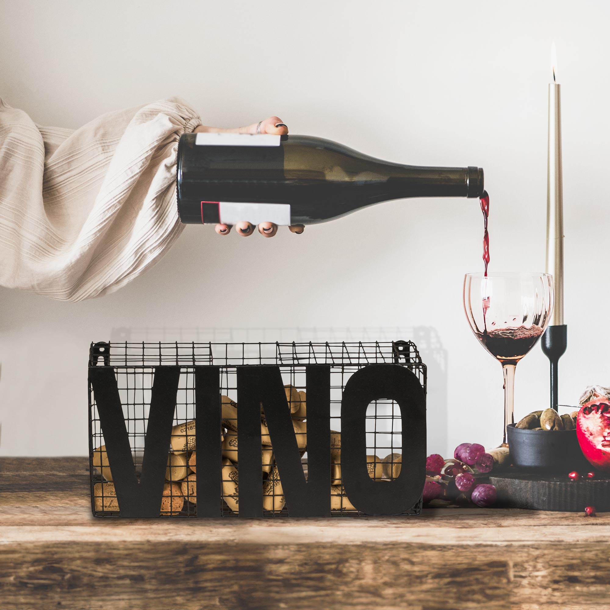 Weinkorken Gefängnis - Korkensammler Vino