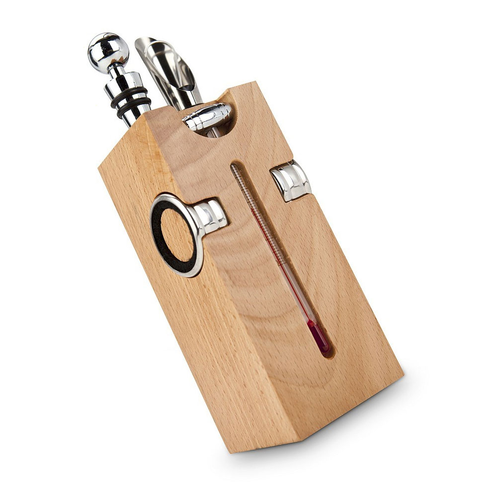 Sommelier Set im Buche Block