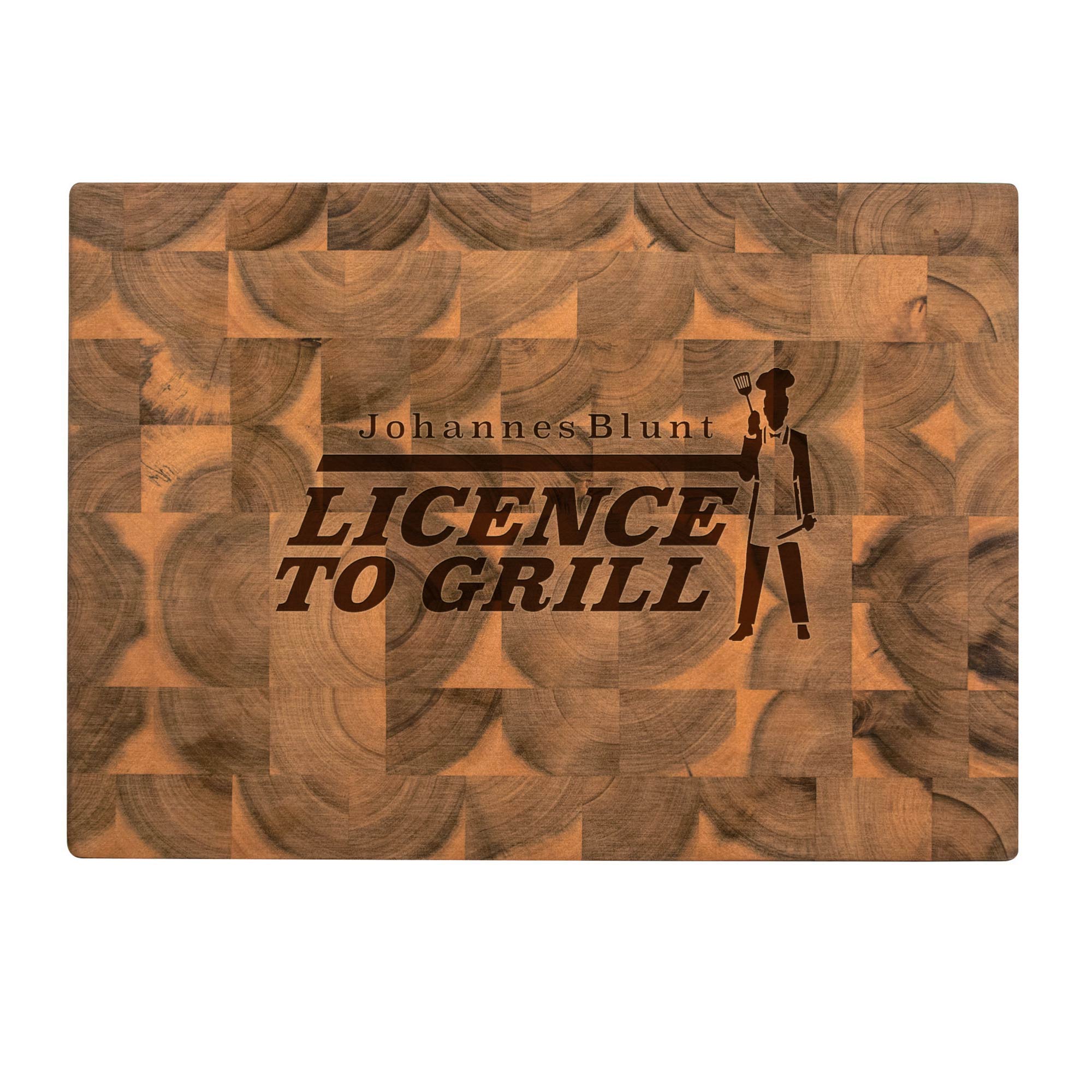 Premium Stirnholz Schneideblock Akazie - Licence to Grill