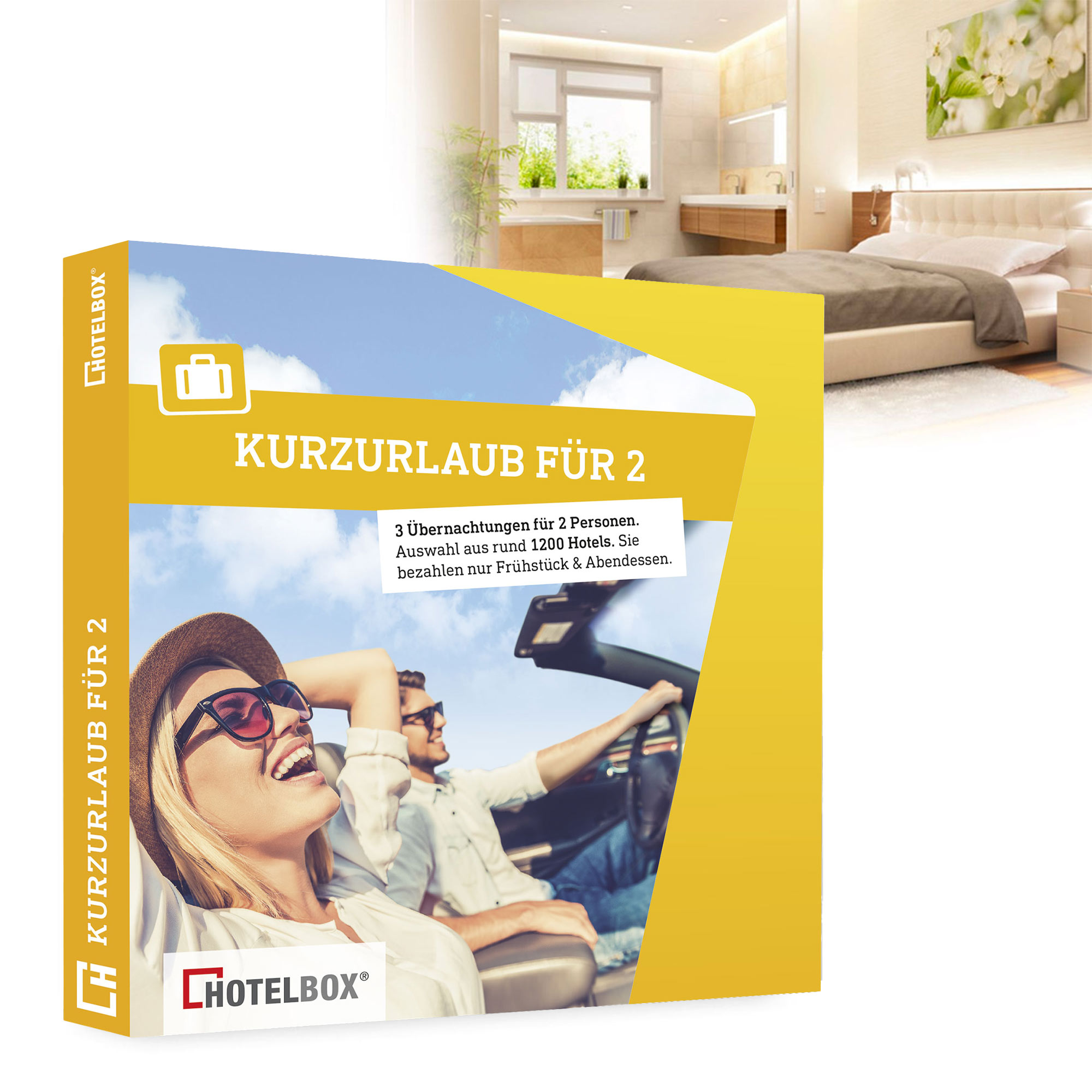 Kurzurlaub für 2 - Hotelbox Hotelgutschein