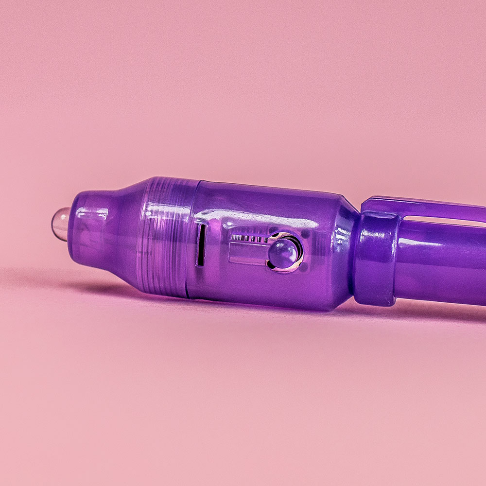 Agentenstift - Geheimschrift mit UV Lampe