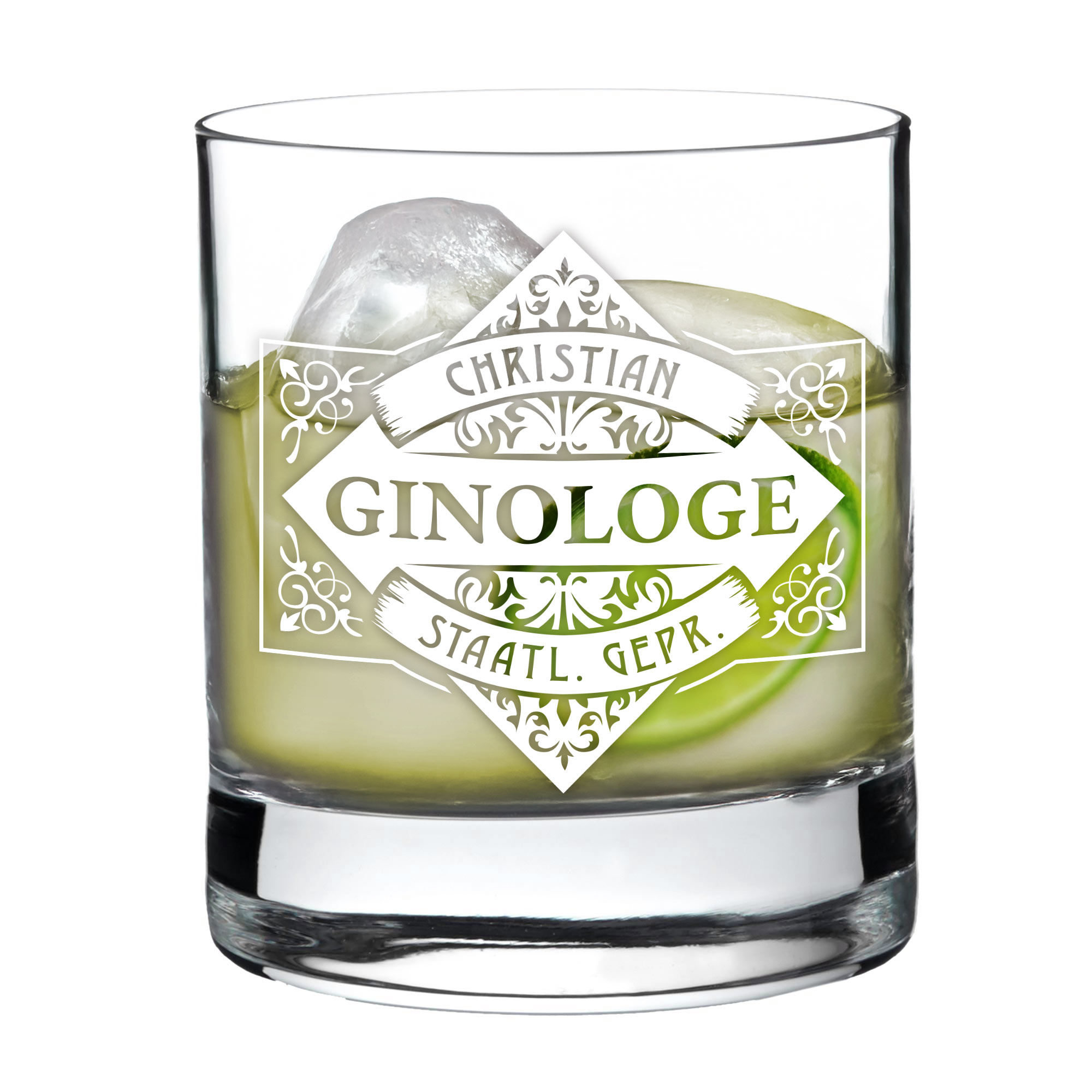 Ginglas Tumbler mit Gravur - Ginologe