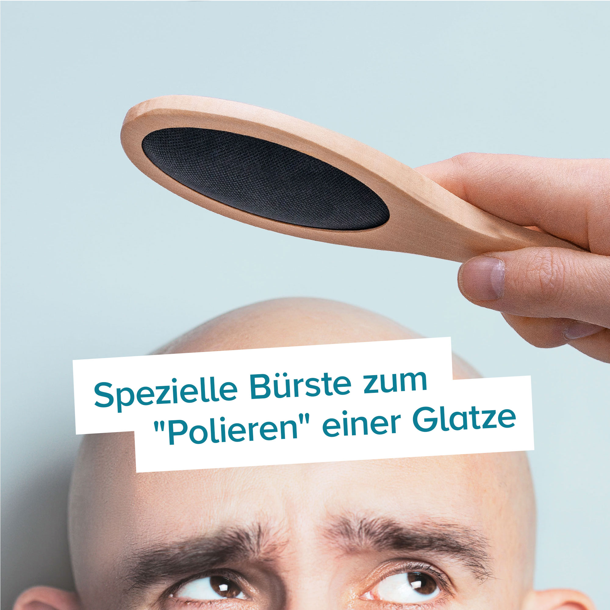 Kamm für Glatzköpfe - Scherzartikel