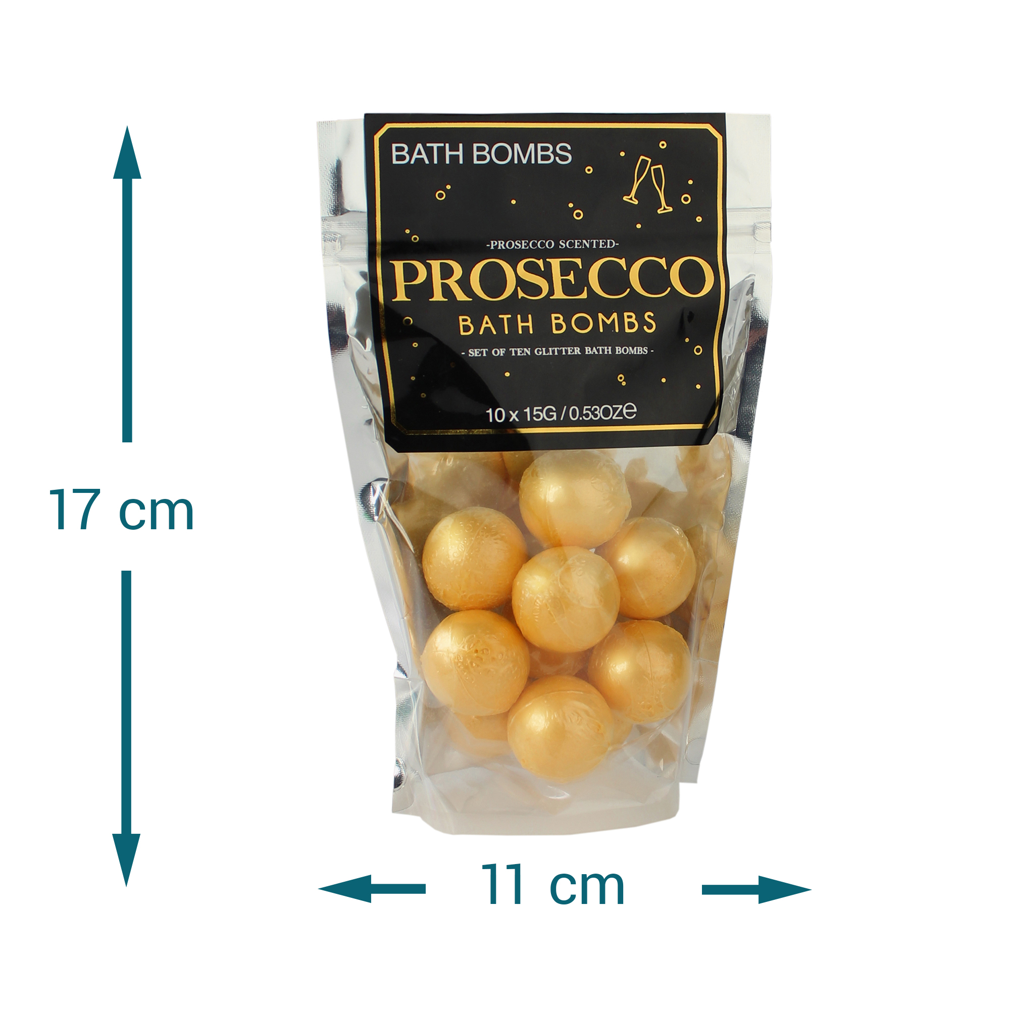 Prickelnde Prosecco Badebomben - 10-teiliges Set 6