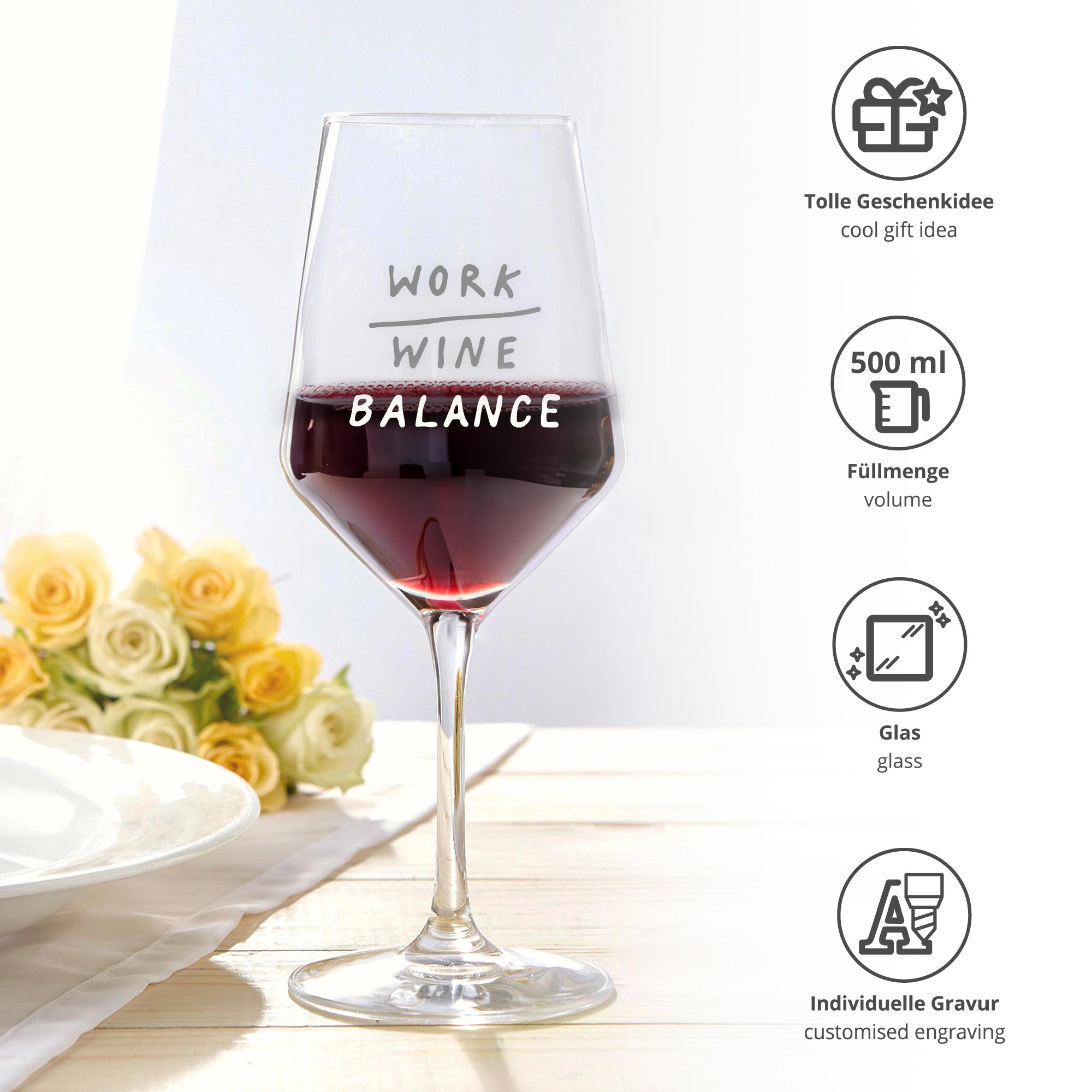Weinglas  - Work Wine Balance - Standard