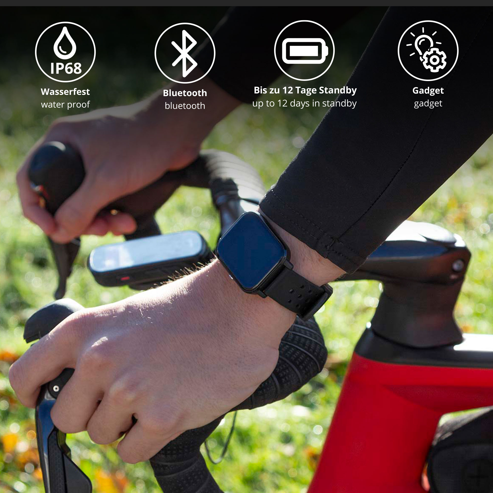 Smartwatch Sportuhr - Wasserfeste Armbanduhr 3