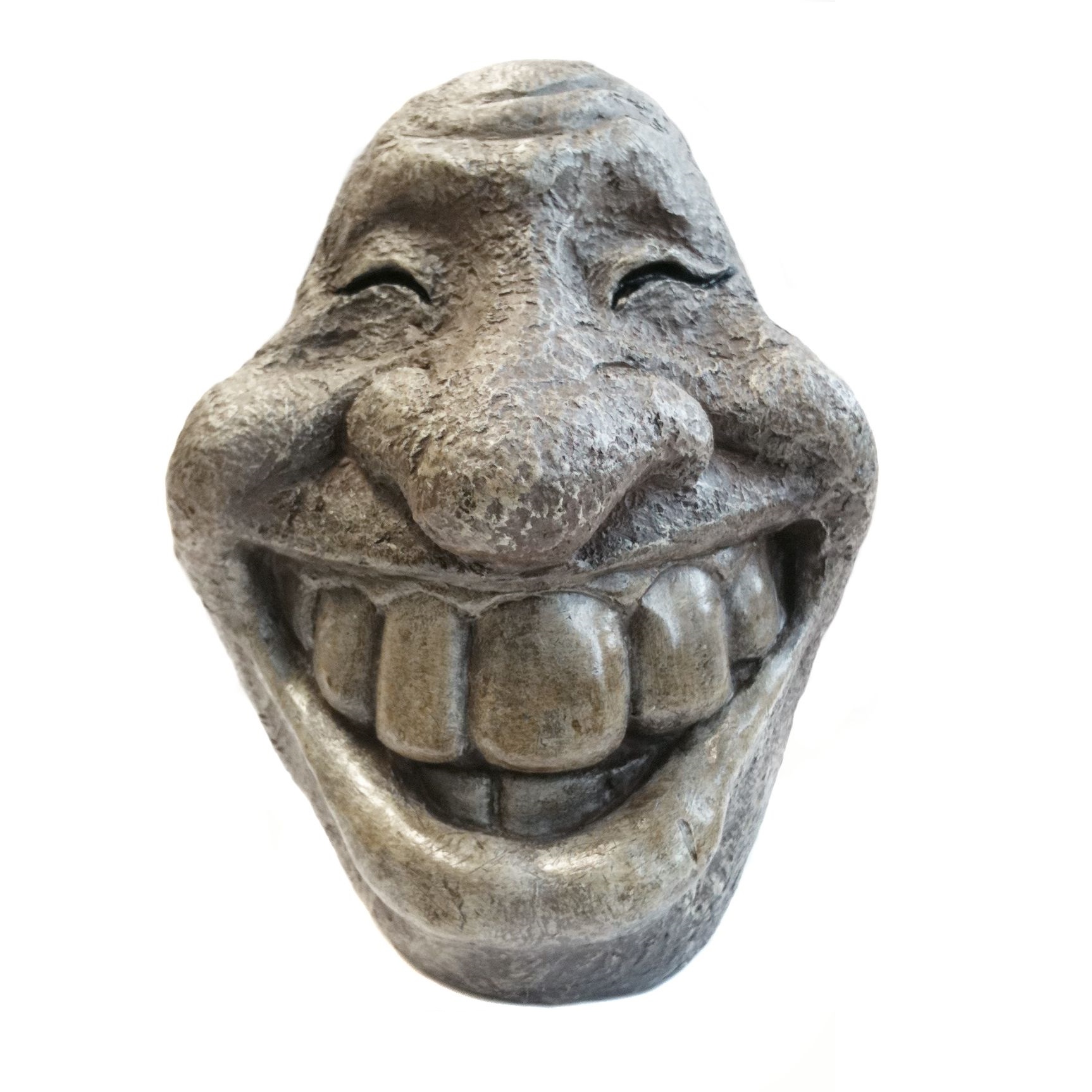 Smileyfigur aus Stein