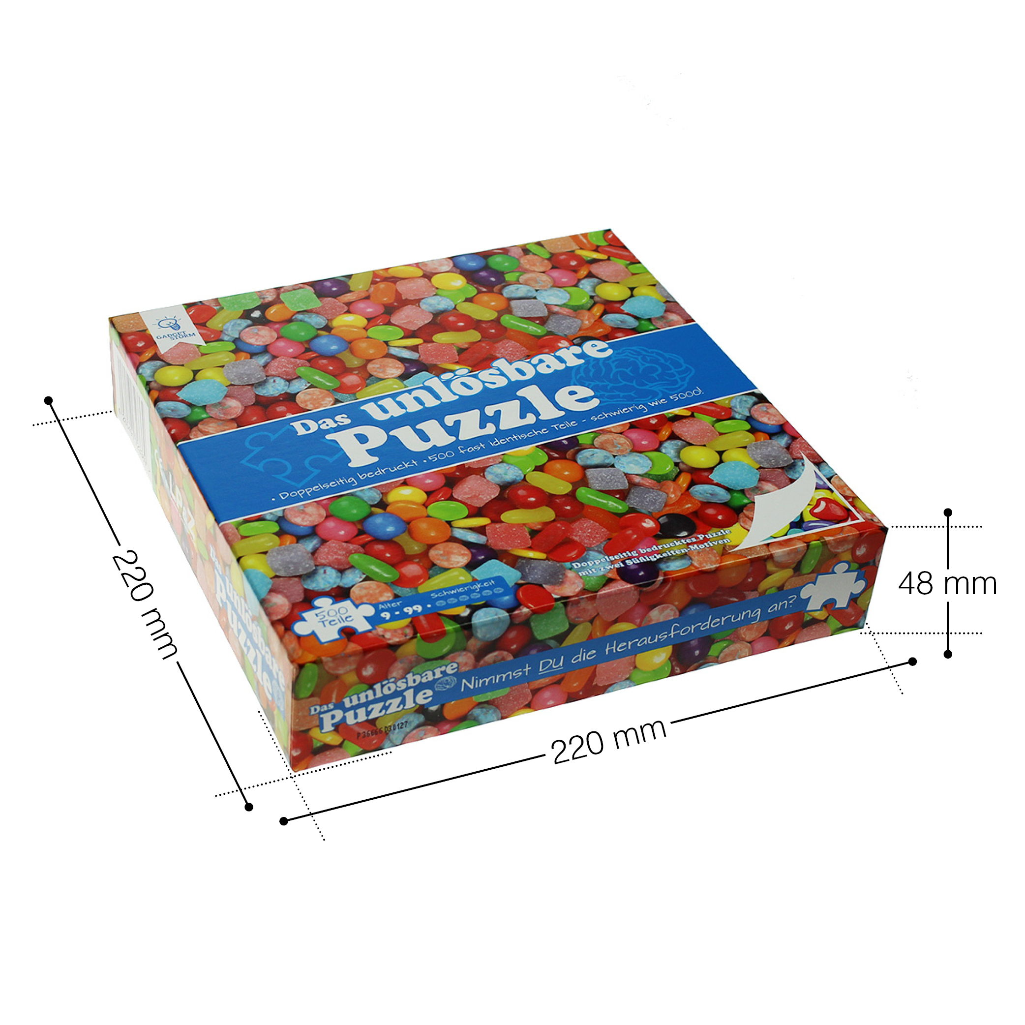 Unlösbares Puzzle - Bonbons und Süßigkeiten