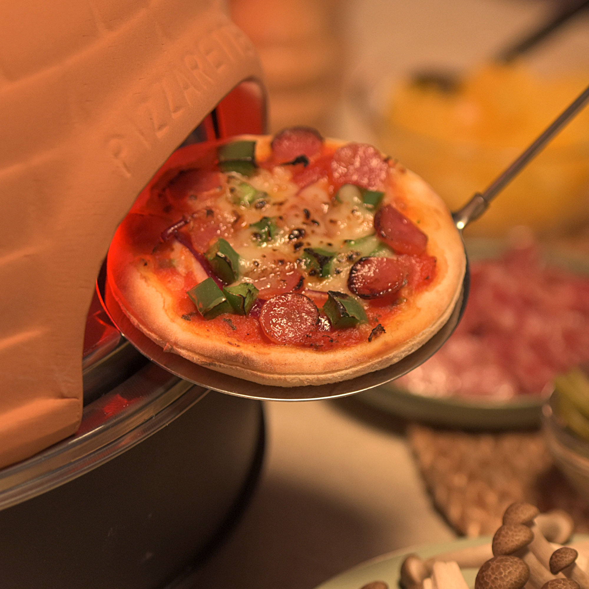 Pizza Raclette, Mini Pizza Ofen, Mini Pizzaofen, Pizzaofen für Zuhause, Mobiler Pizzaofen, Mini Pizza Steinofen, Steinofen für Küche