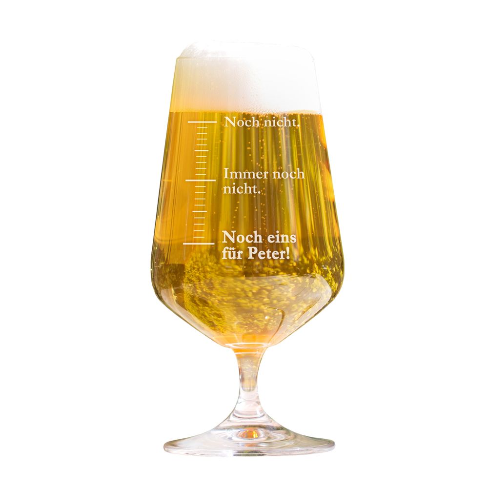 Bierglas mit Gravur - Noch ein Bier