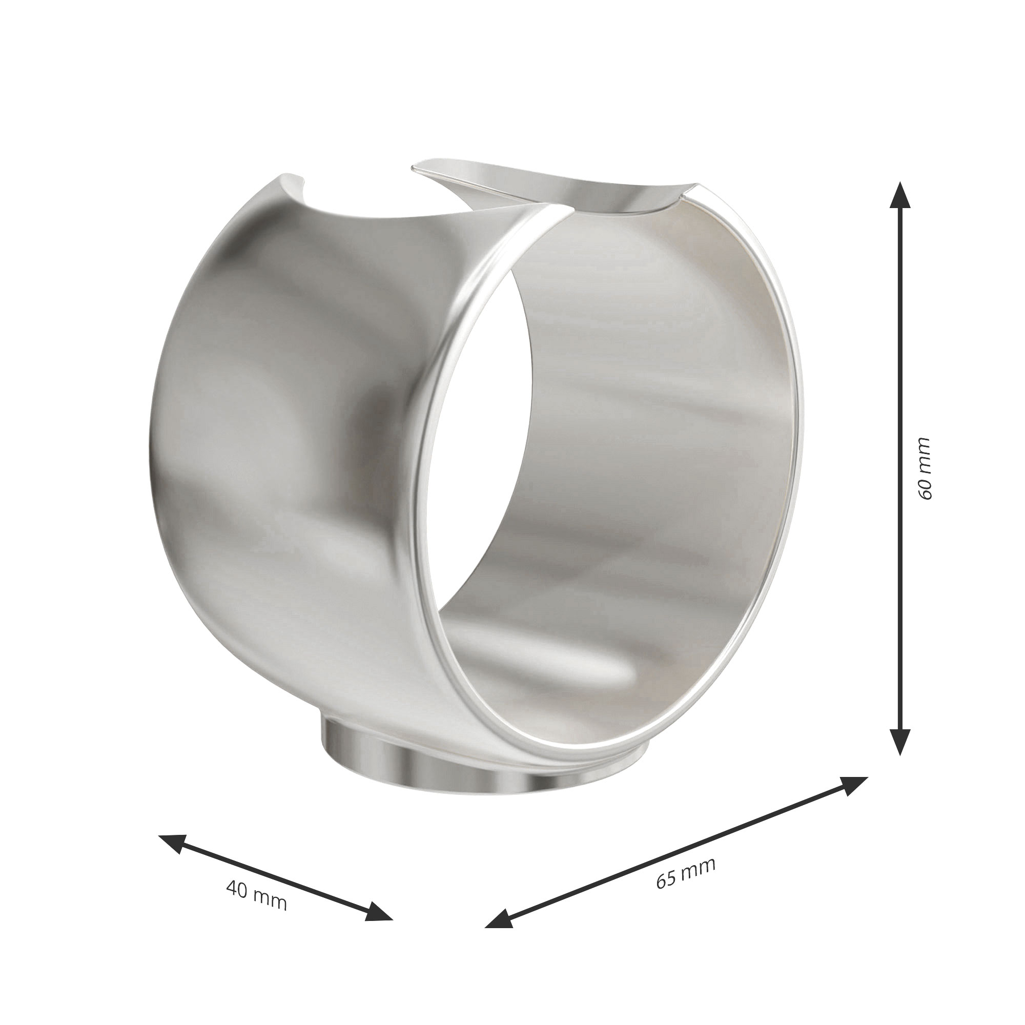 Diamant Kristall Rot mit Gravur zur Rubinhochzeit und Ring Displayständer Silber