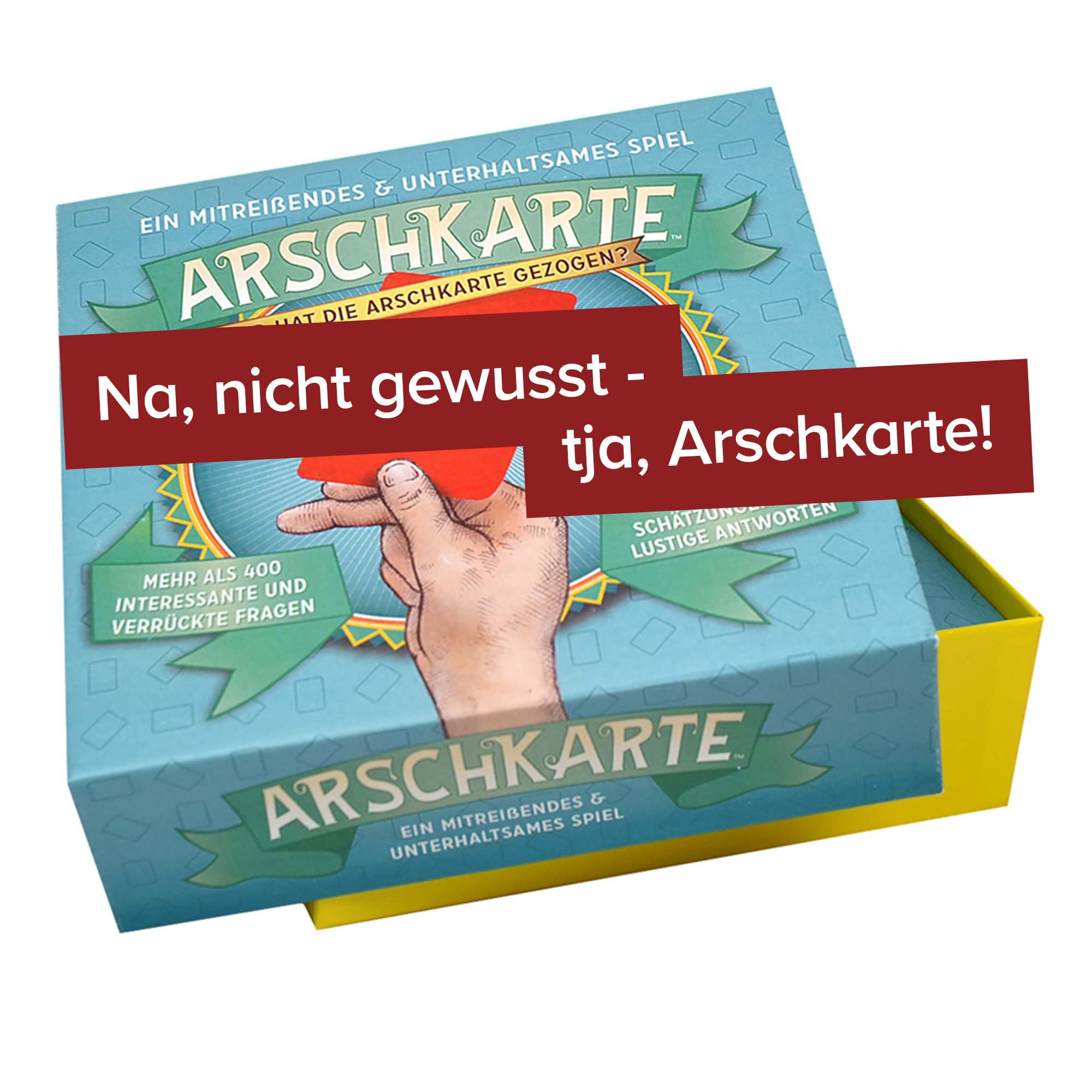 Arschkarte Spiel - Lustige Schätzfragen