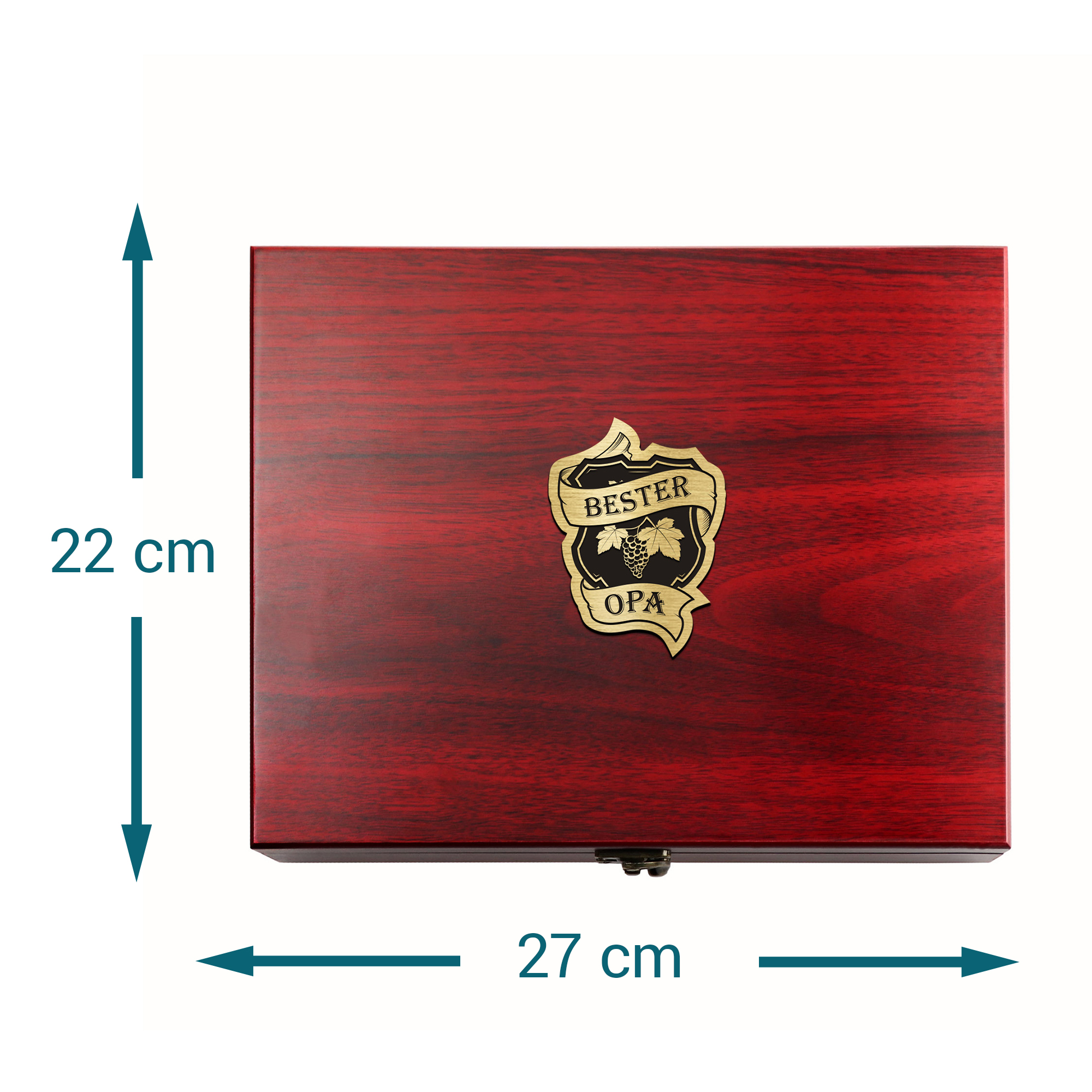 Weinsommelier Geschenkset mit Gravur - Bester Opa 11