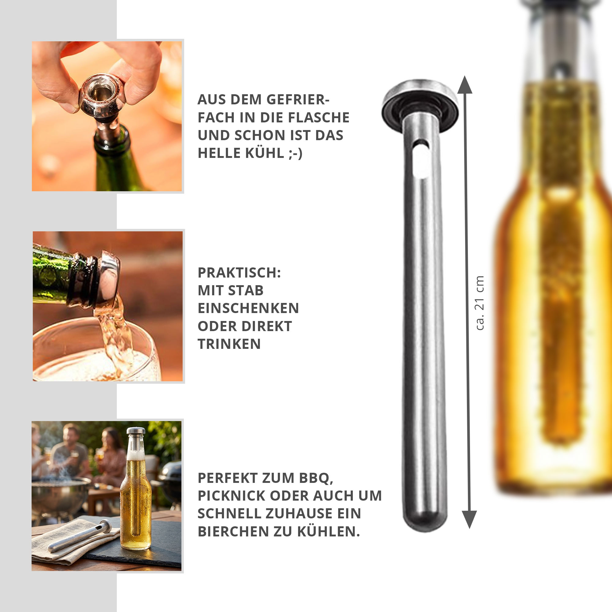 Chillsner Stab Bierkühler