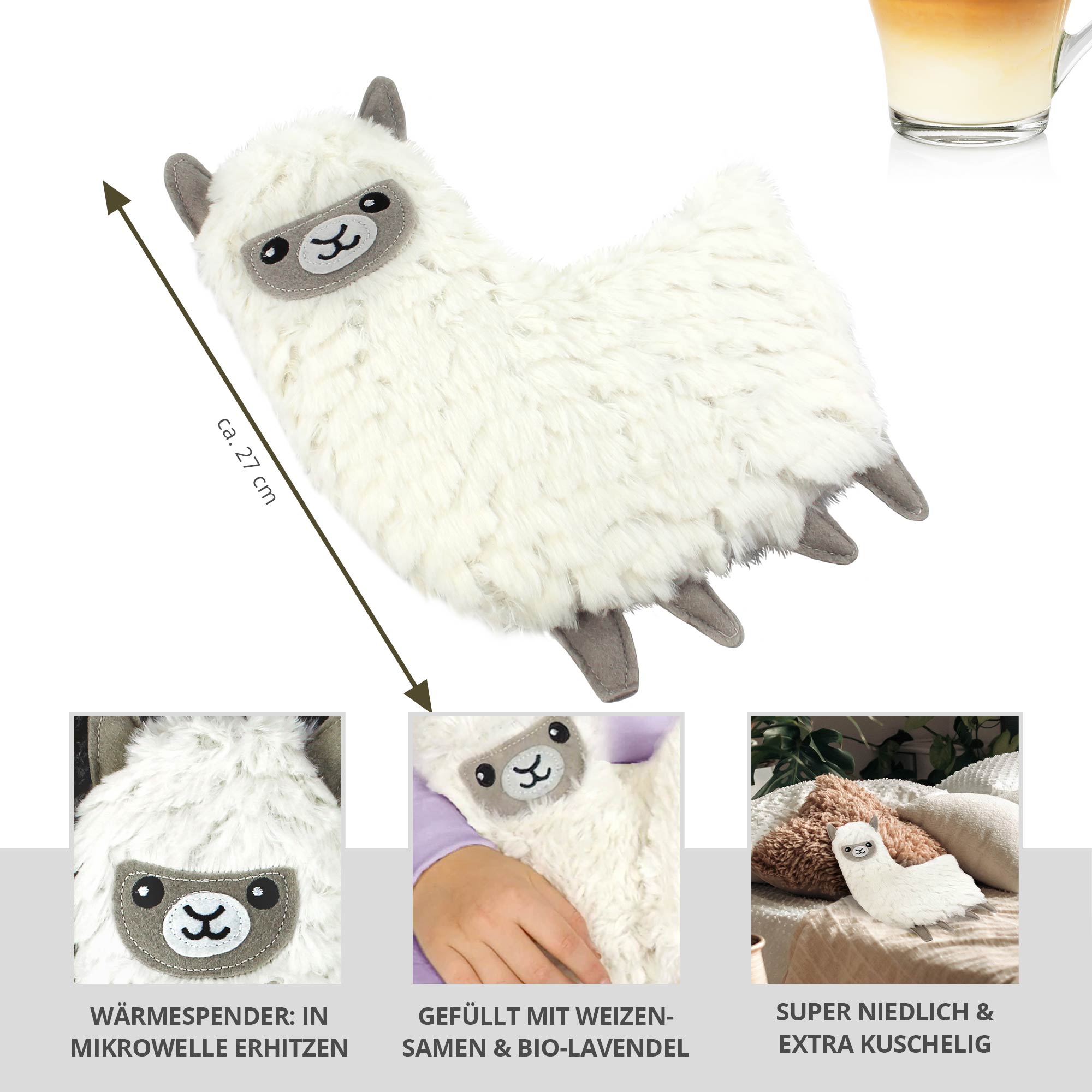 Wärmekissen - Lama zum Kuscheln
