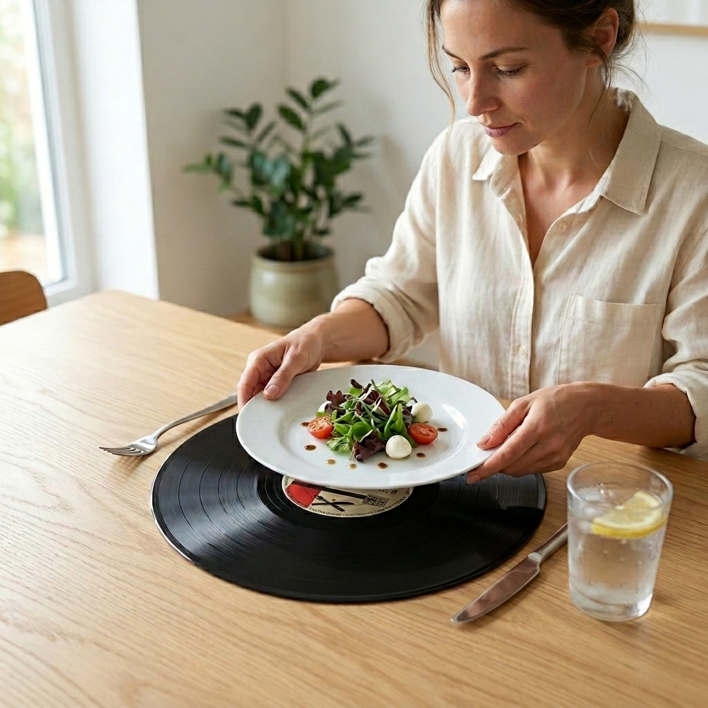 Schallplatten-Tischset Diner