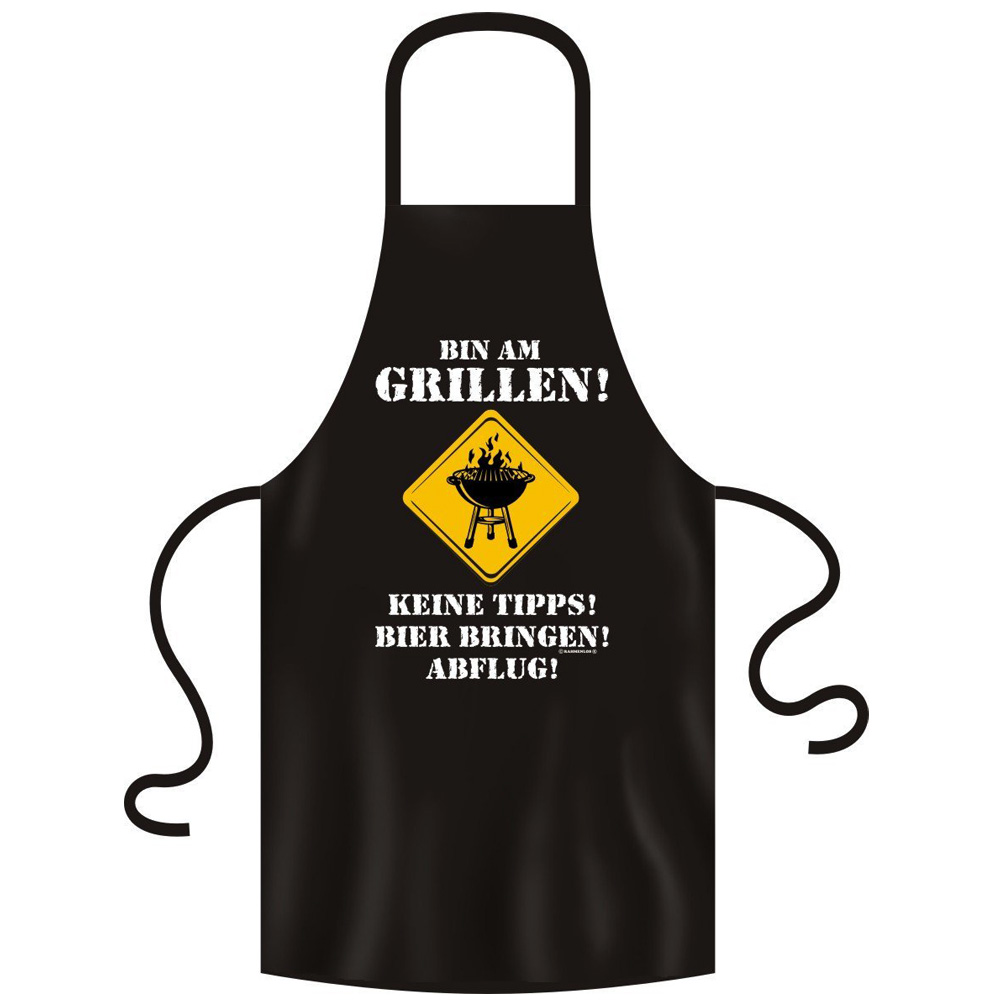 Bedruckte Grillschürze - Lustige Sprüche