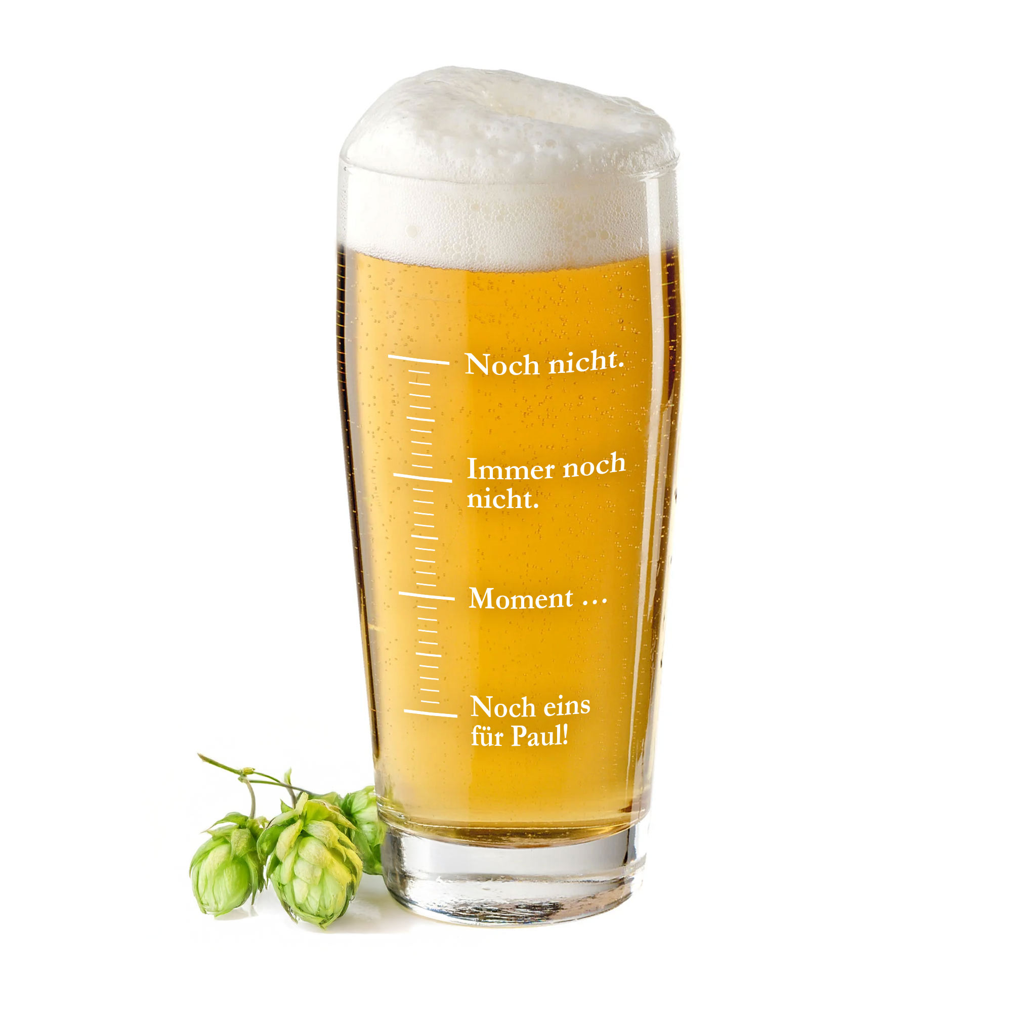 Willibecher mit Gravur - Noch ein Bier