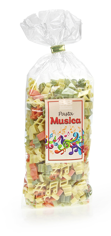 Bunte Noten Nudeln