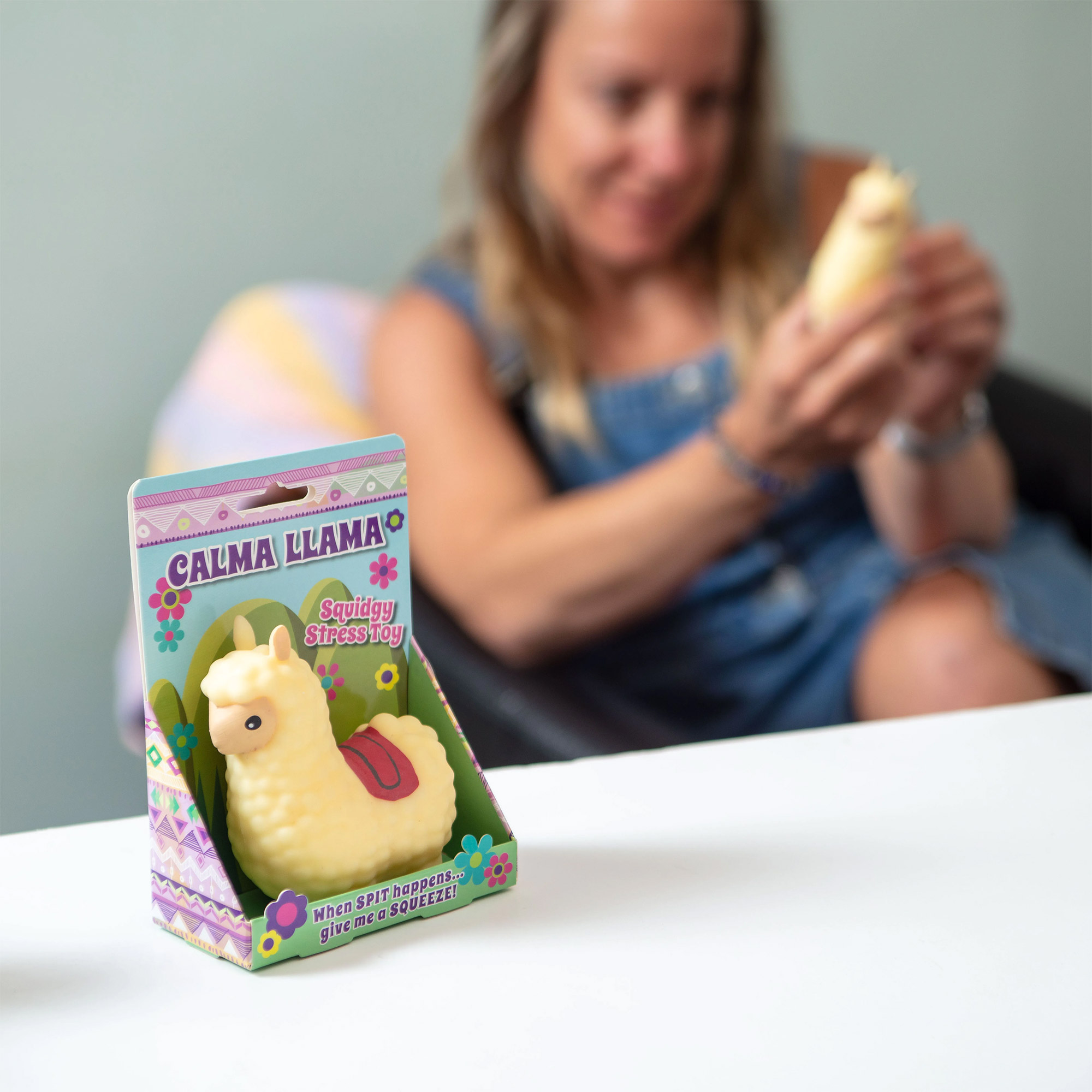 Anti Stress Ball - Lama zum Kneten