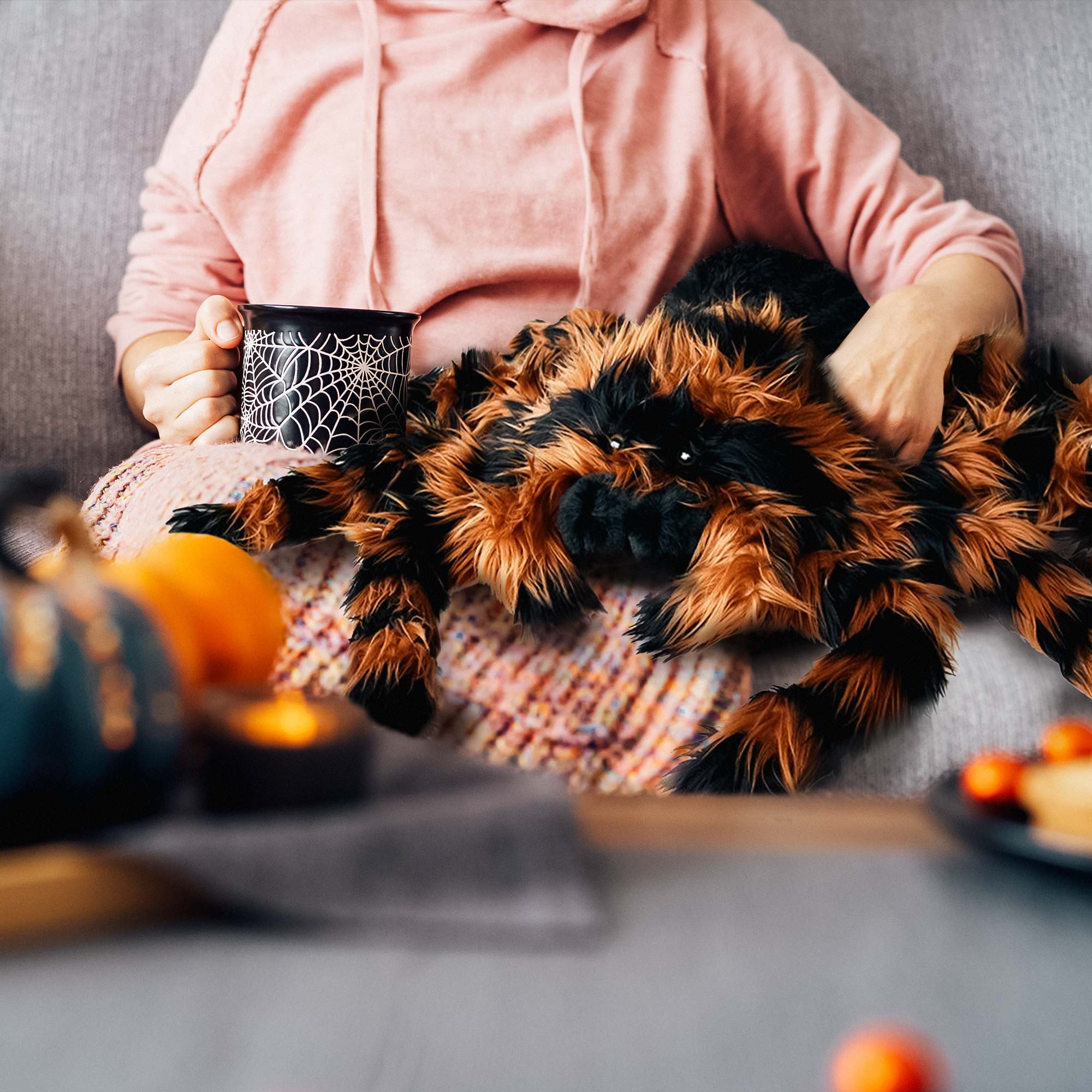 Riesen Spinne - XXL Kuschelkissen