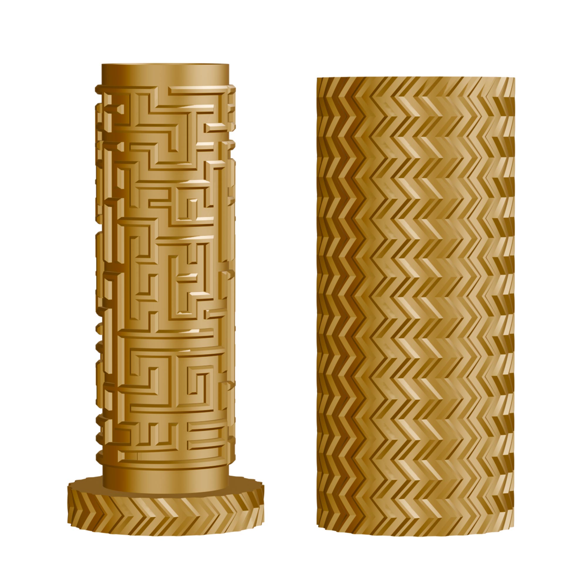 Labyrinthbox Röhre in Gold – originelle Geschenkverpackung