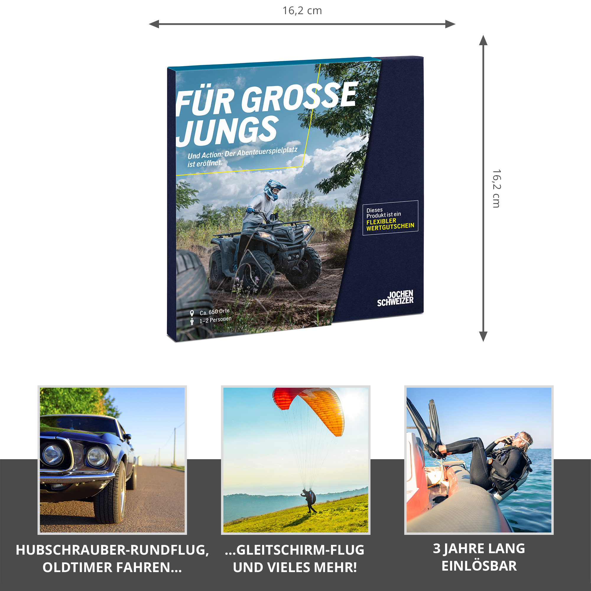 Für große Jungs - Jochen Schweizer Erlebnisgutschein