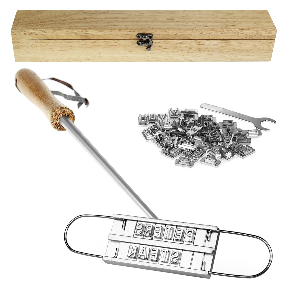 BUNDLE- Grillbrandeisen + Box für Grillbrandeisen