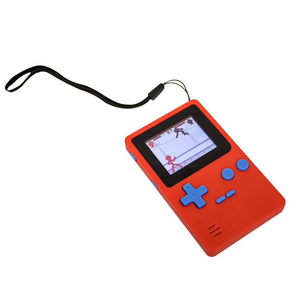 Kleine Retro Konsole mit 152 Spielen - rot