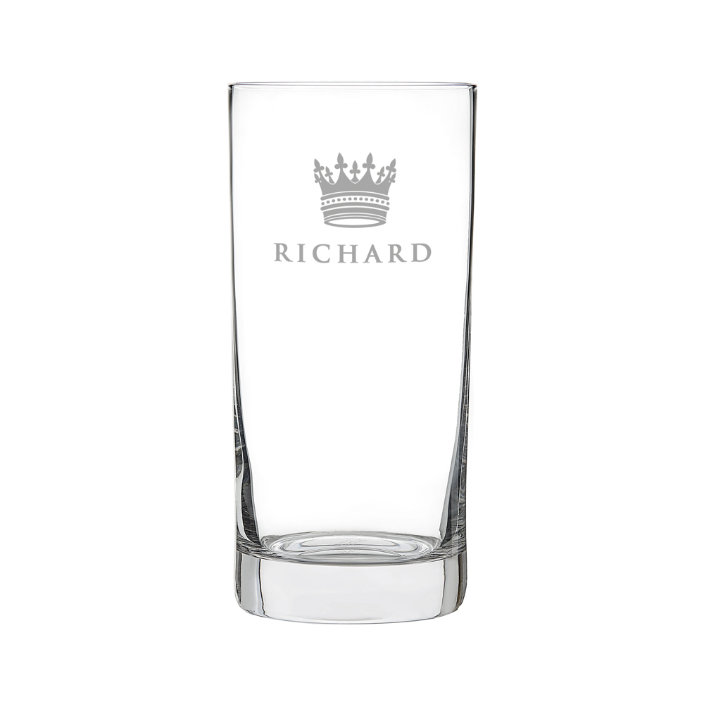 Craft Bier Glas mit Gravur - Krone
