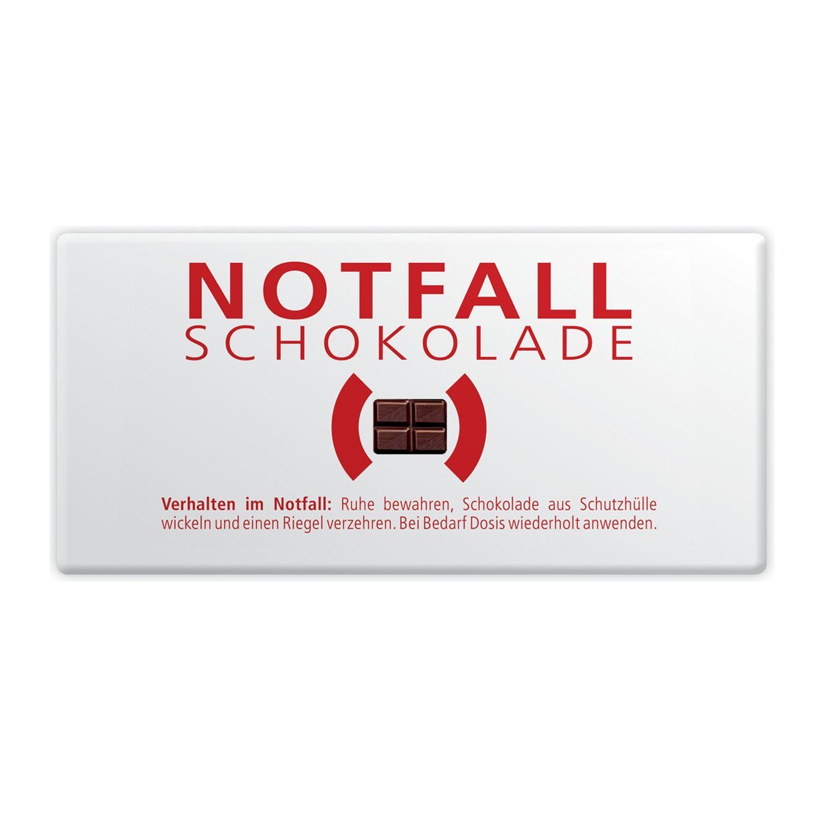 Notfall-Schoko in der Blechdose