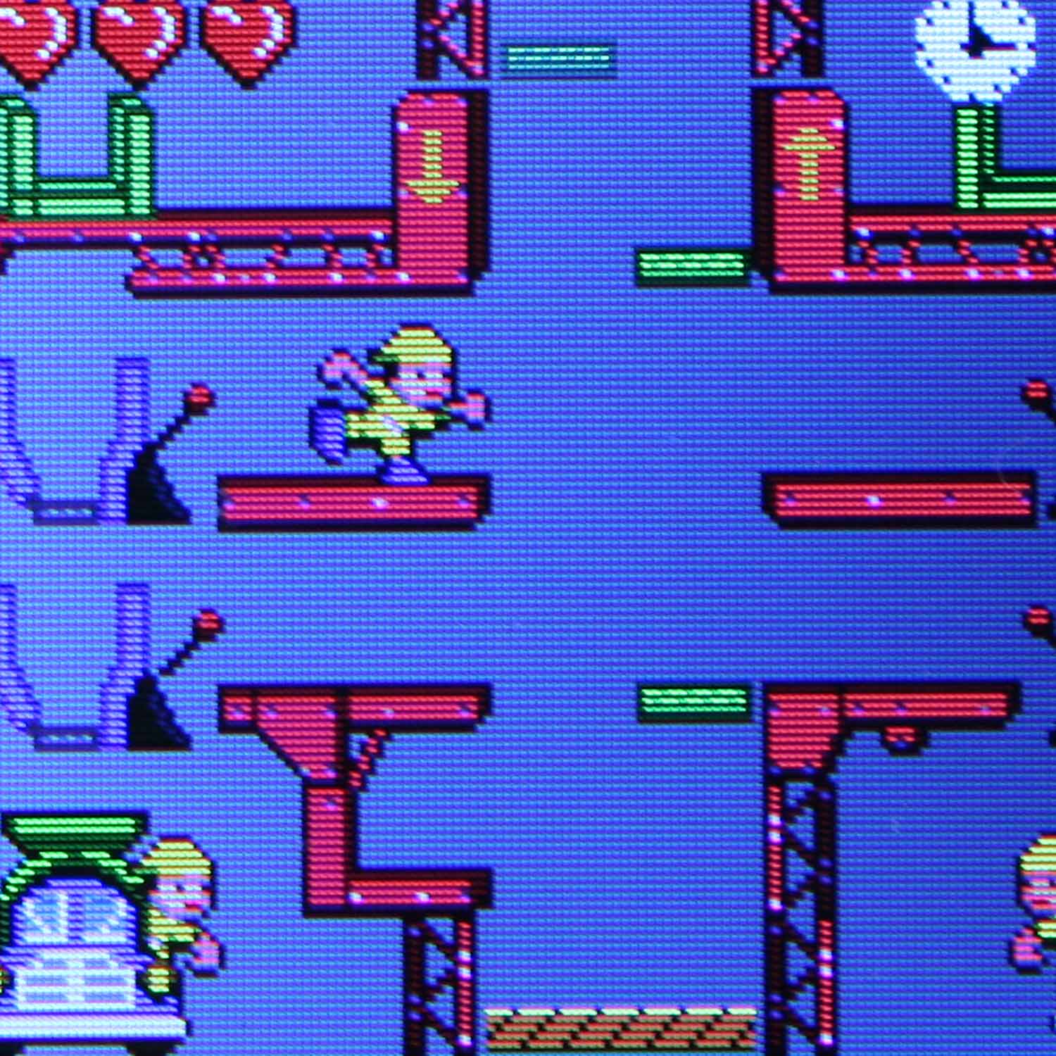 Arcade 8-Bit Retro Spielekonsole mit Display, Geschenkidee für Gamer, Arcade Spielekonsole mit Display, über 100 Spielen in 8-Bit Format