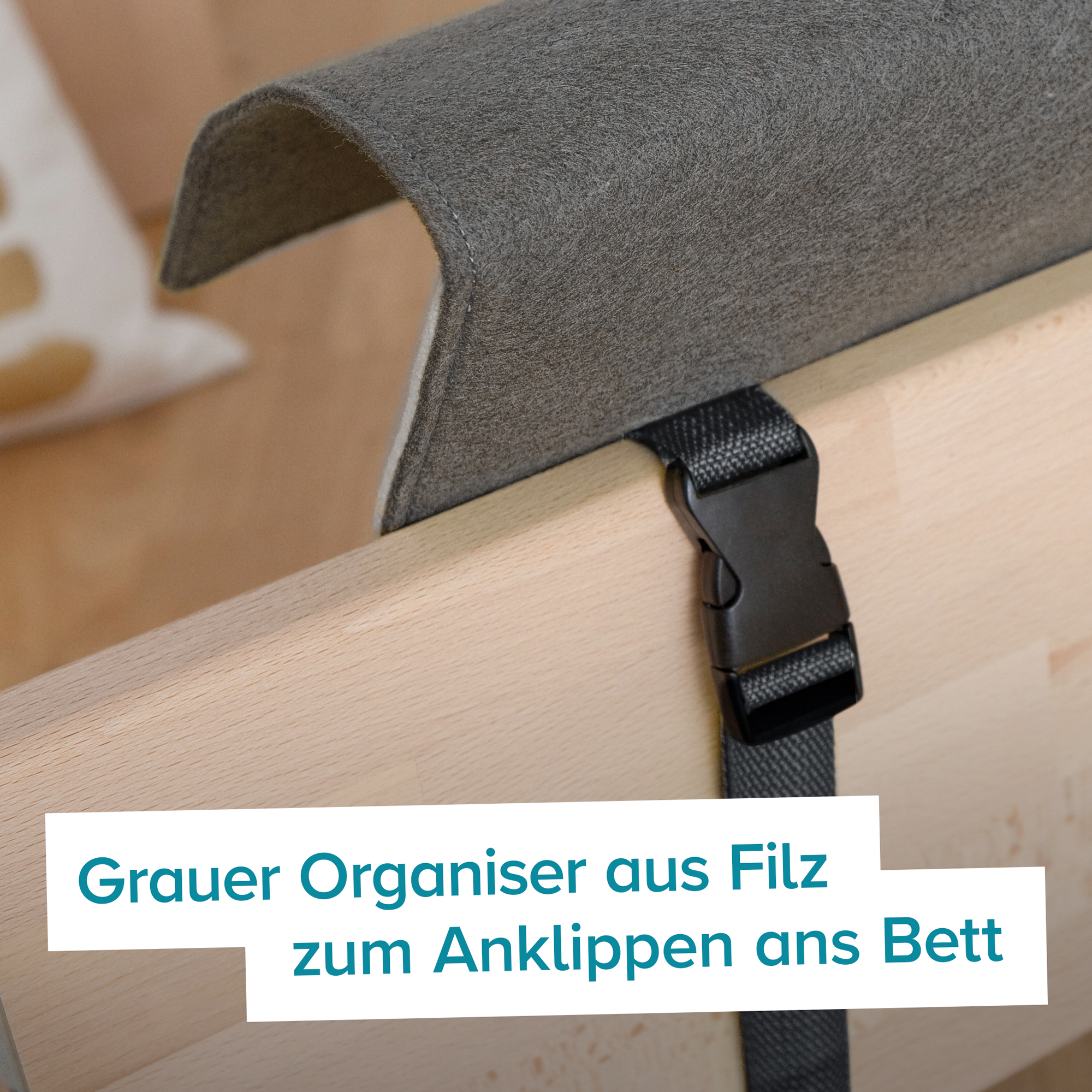 Hängeorganizer fürs Bett