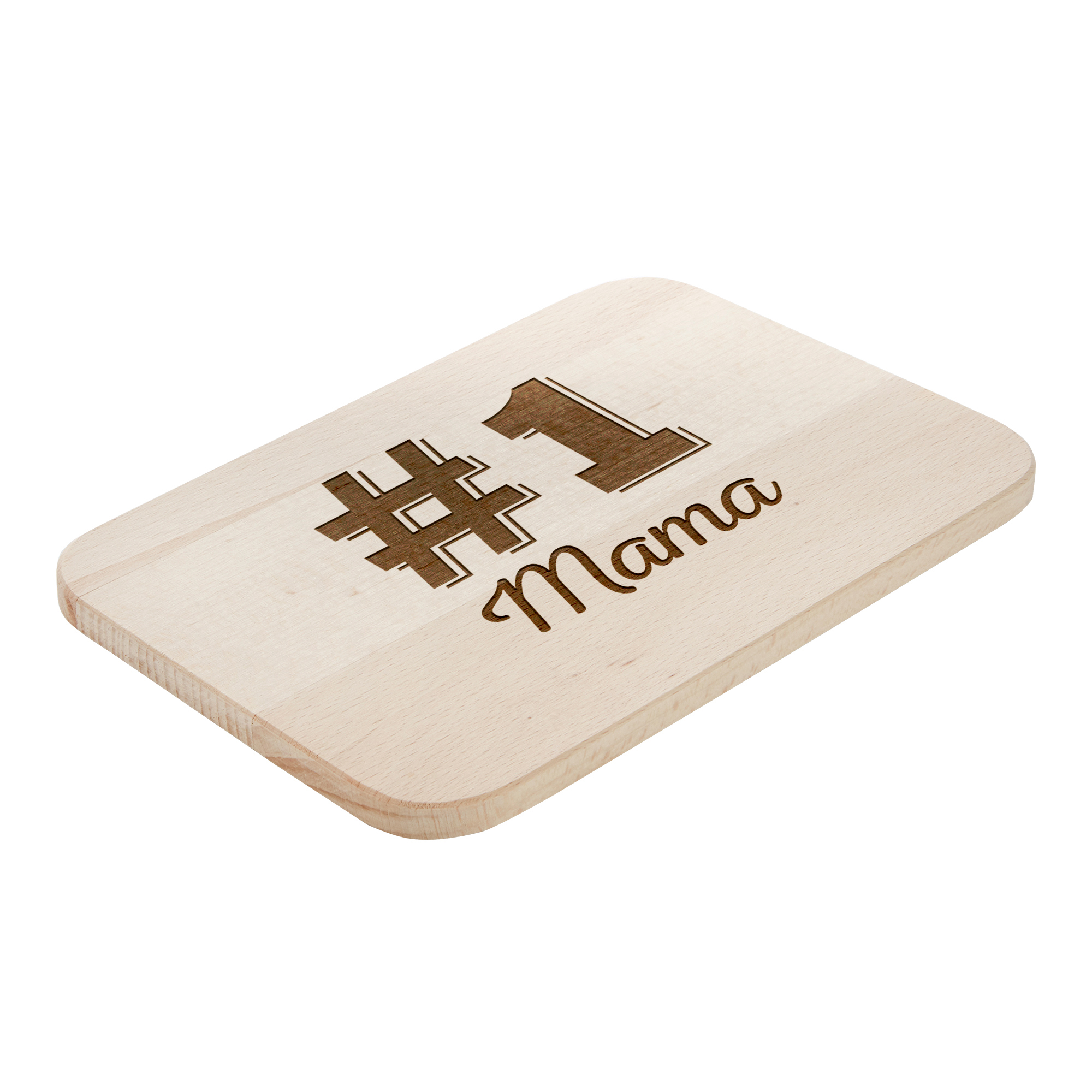 Frühstücksbrett mit Gravur für Mama - #1 Mama