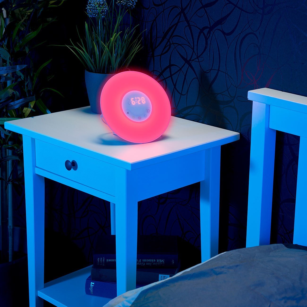Lichtwecker mit Radio und Naturklängen