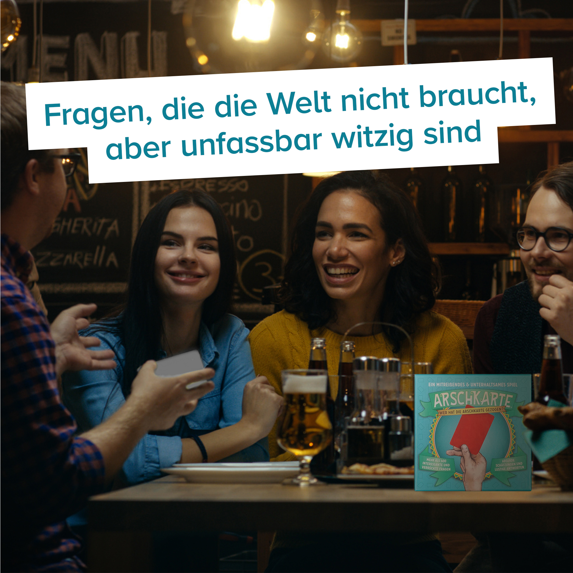 Arschkarte Spiel - Lustige Schätzfragen