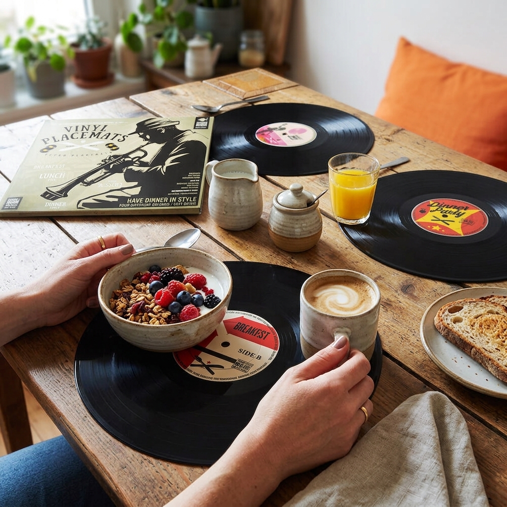 Schallplatten-Tischset Diner