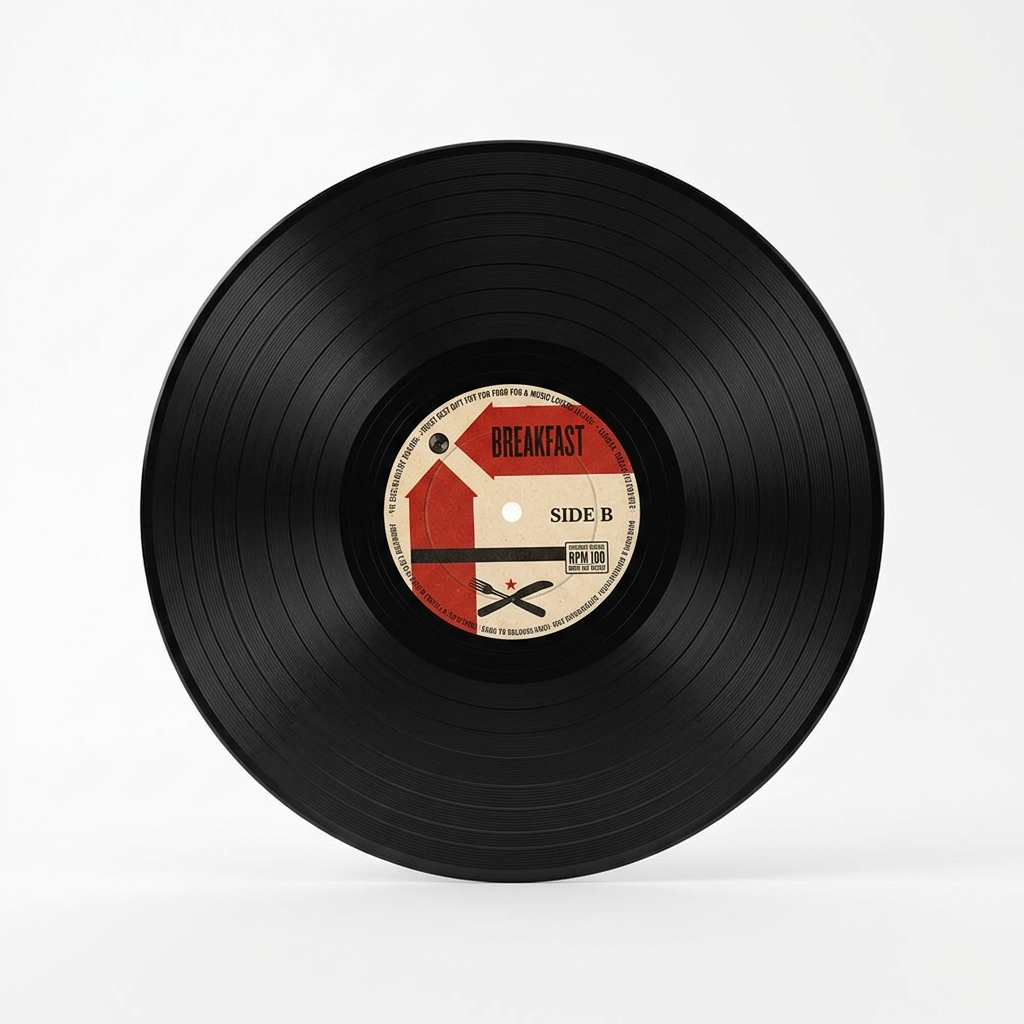 Schallplatten-Tischset Diner