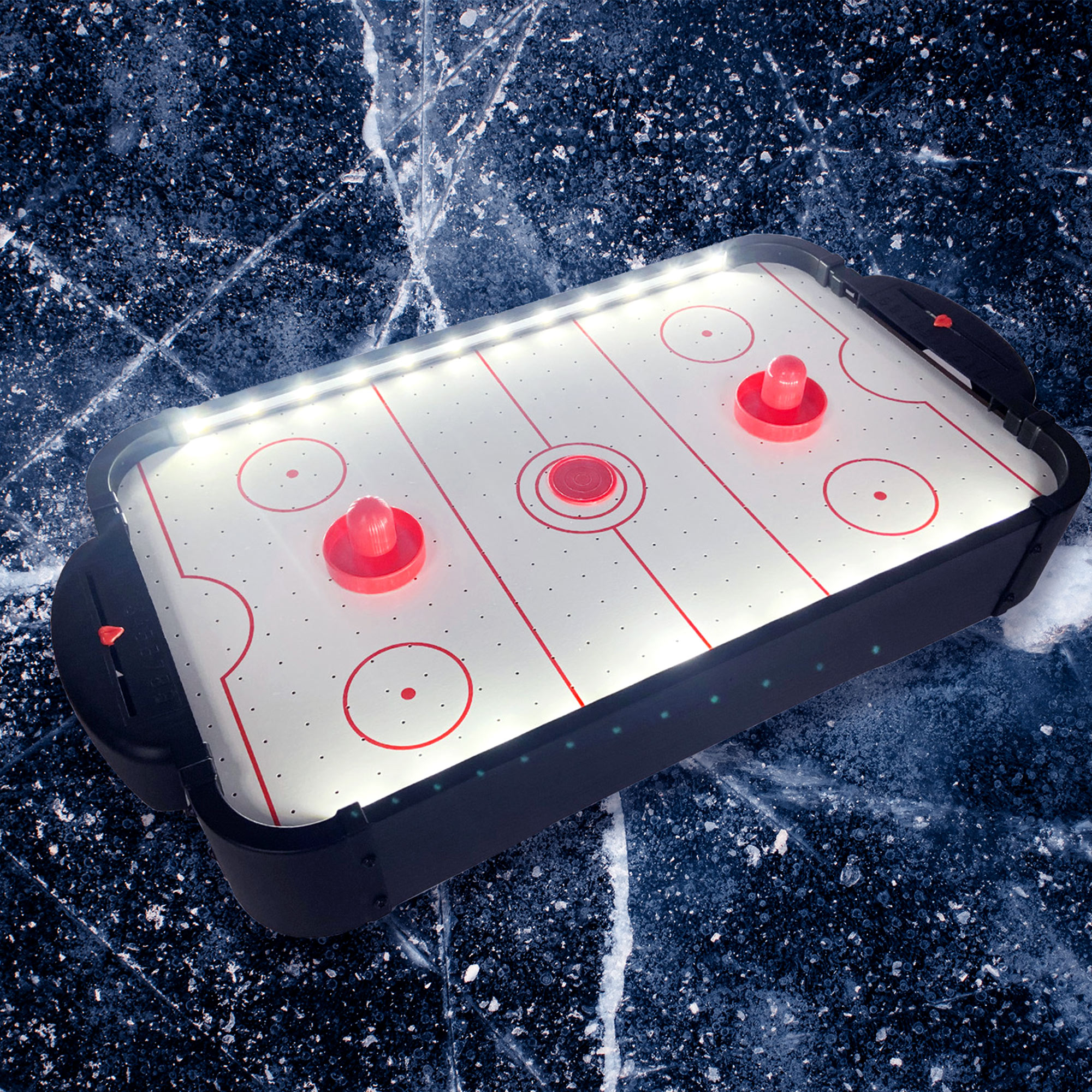 Air Hockey Tisch mit LED Beleuchtung