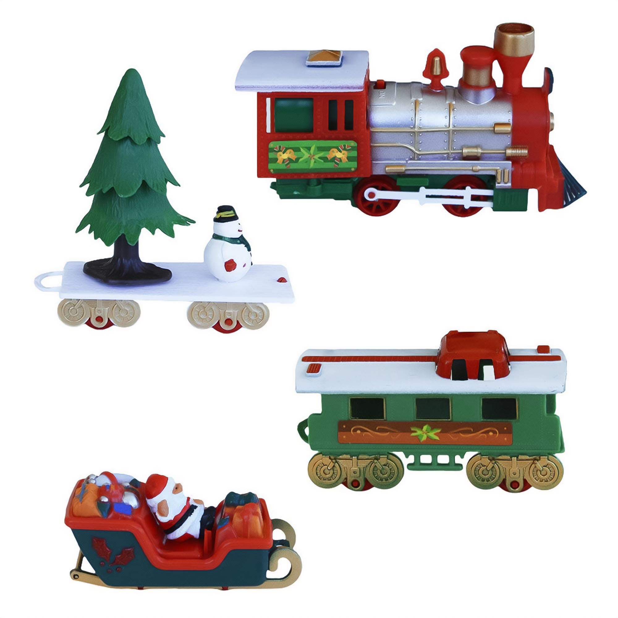 Weihnachtszug für den Tannenbaum - 31-teiliges  Set