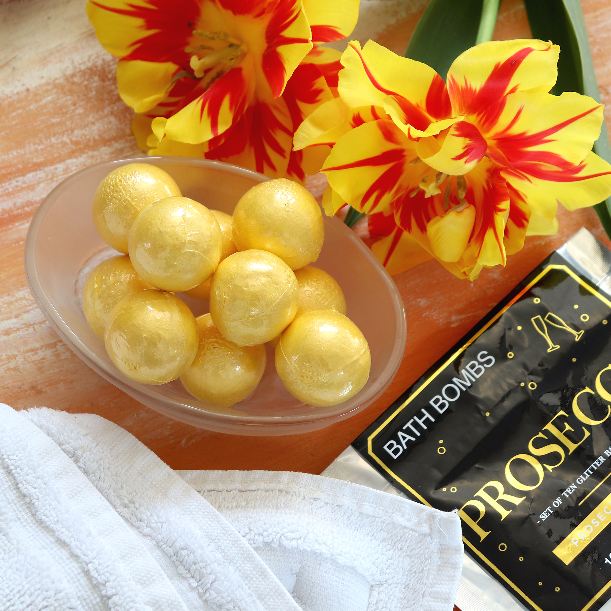 Prickelnde Prosecco Badebomben - 10-teiliges Set 2