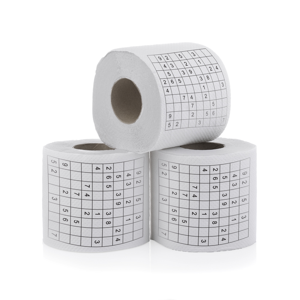 Toilettenpapier Sudoku im 3er Set