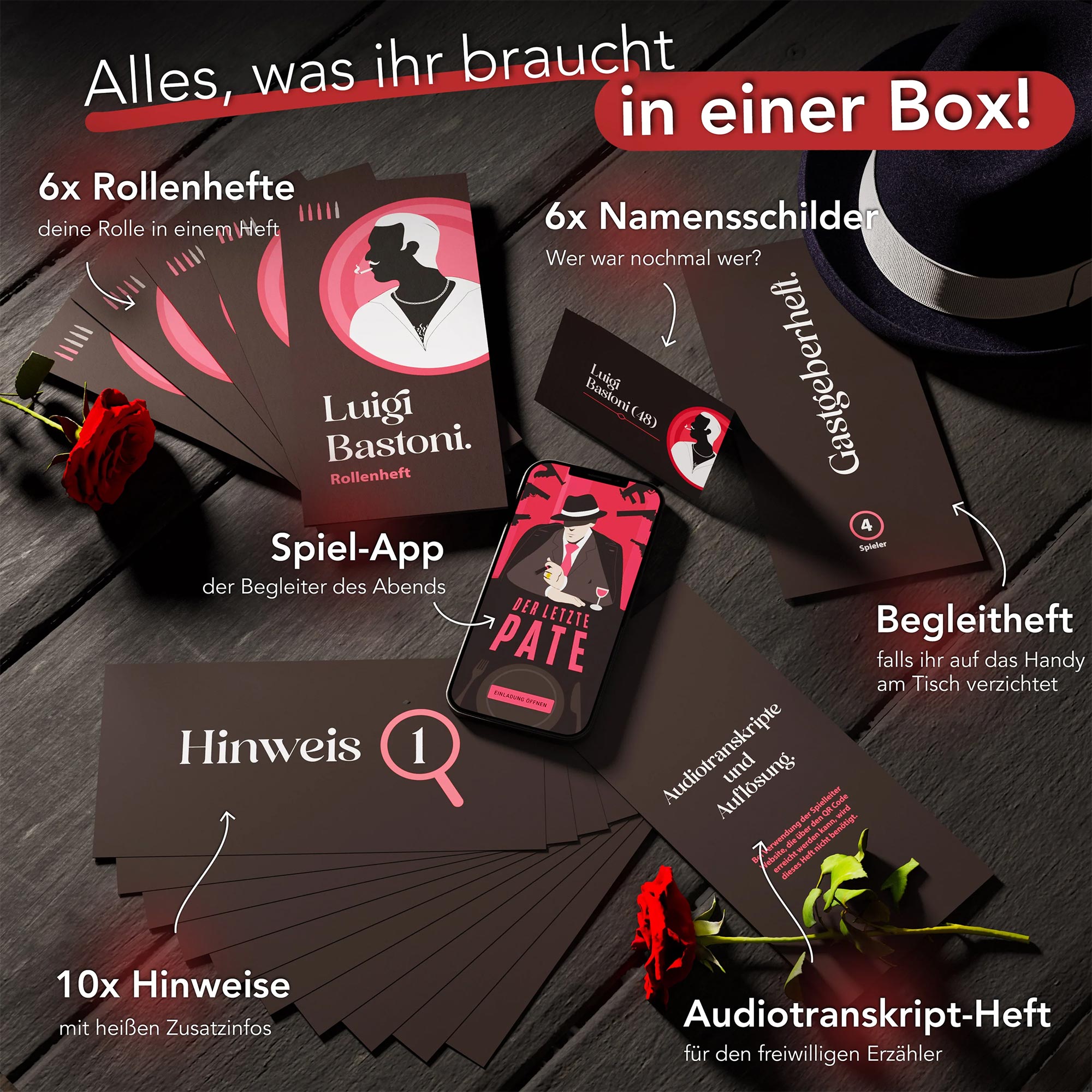 Krimidinner für Zuhause - Der letzte Pate