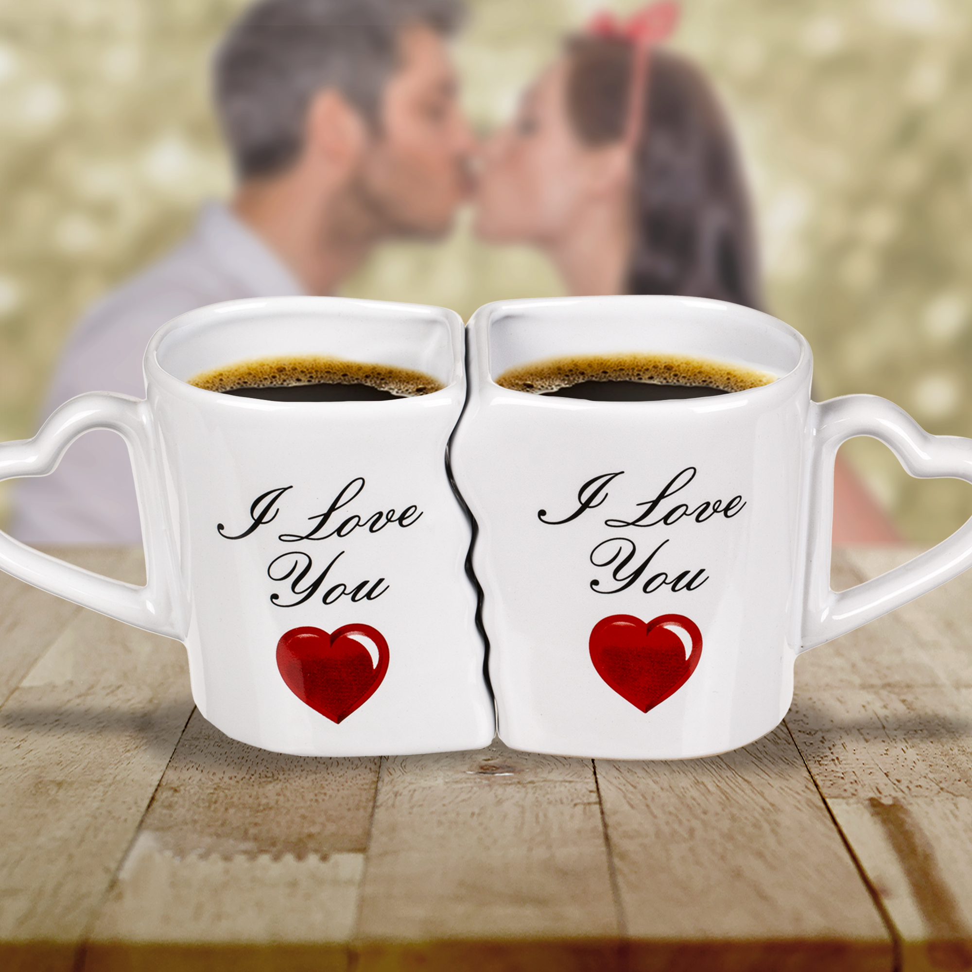 Pärchenbecher - I love you