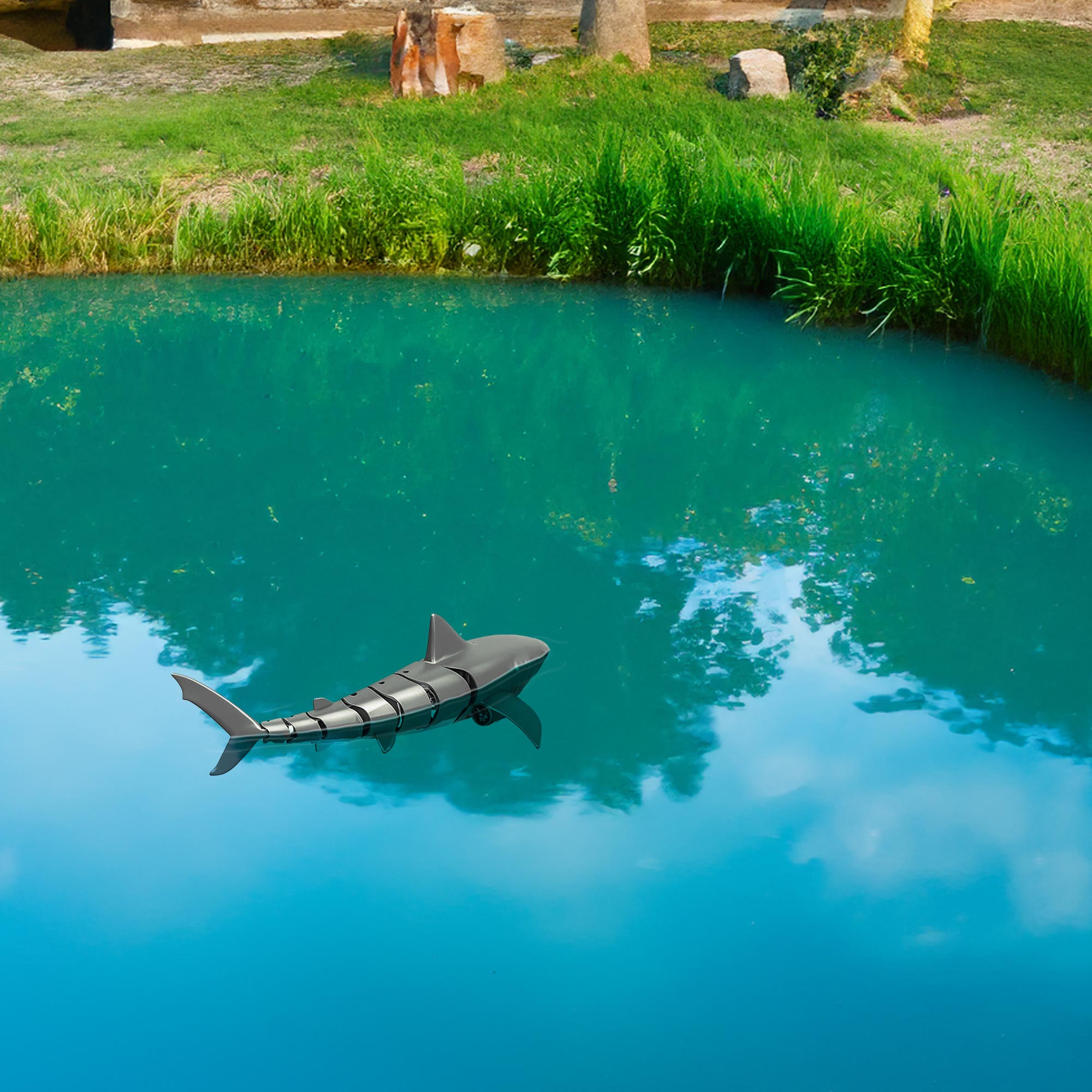 Ferngesteuerter Hai - Spielzeug fürs Wasser