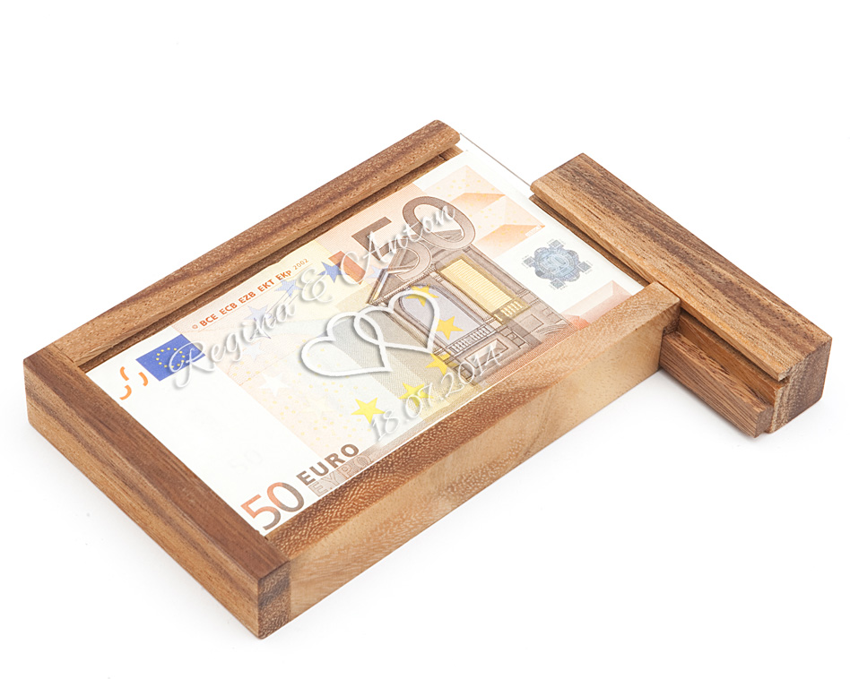 Magische Geldgeschenkbox zur Hochzeit - Personalisiert