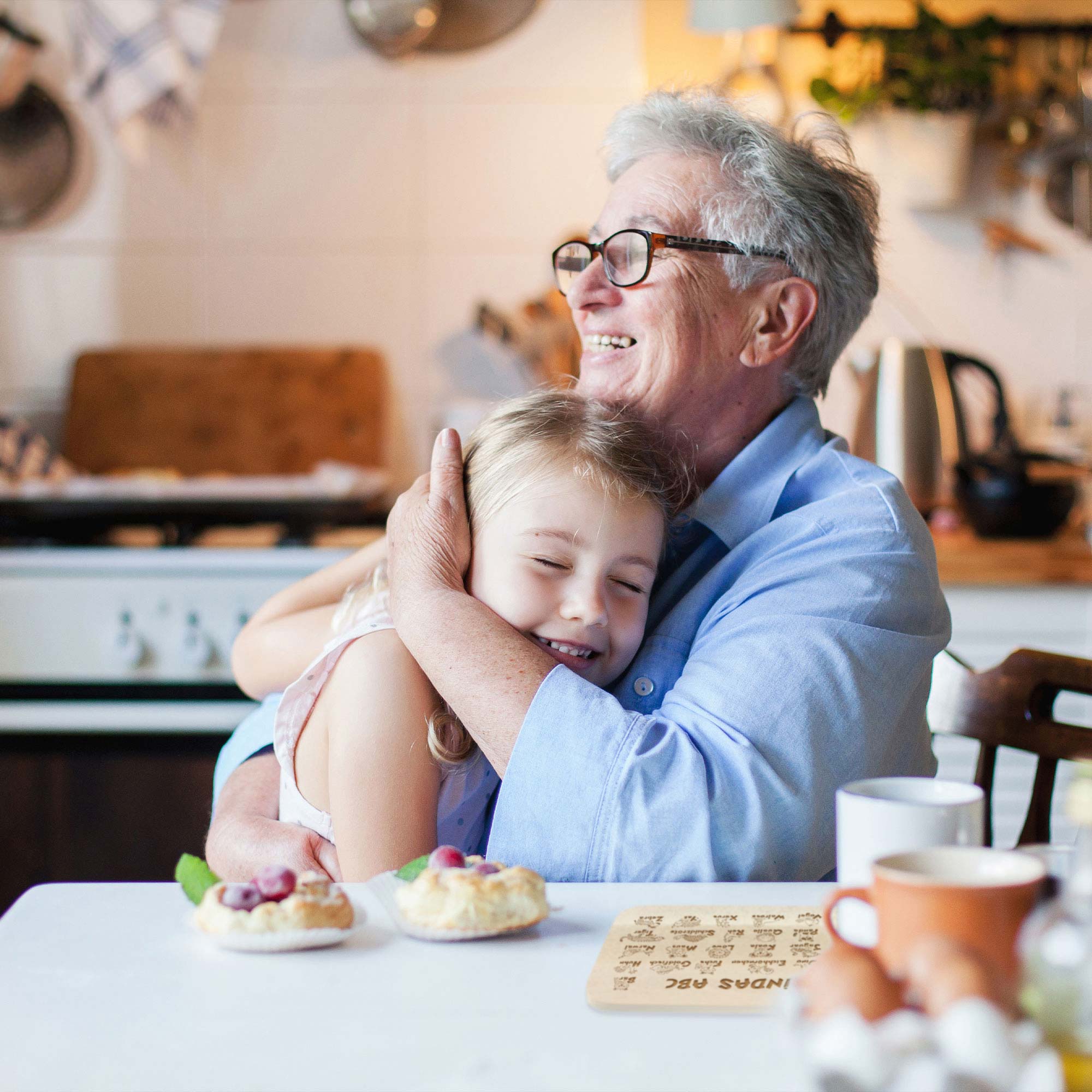 Frühstücksbrett mit Gravur für Kinder - ABC