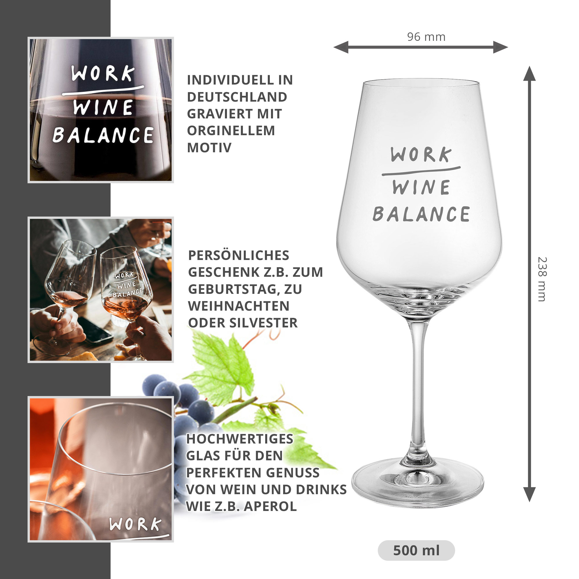 Weinglas  - Work Wine Balance - Standard