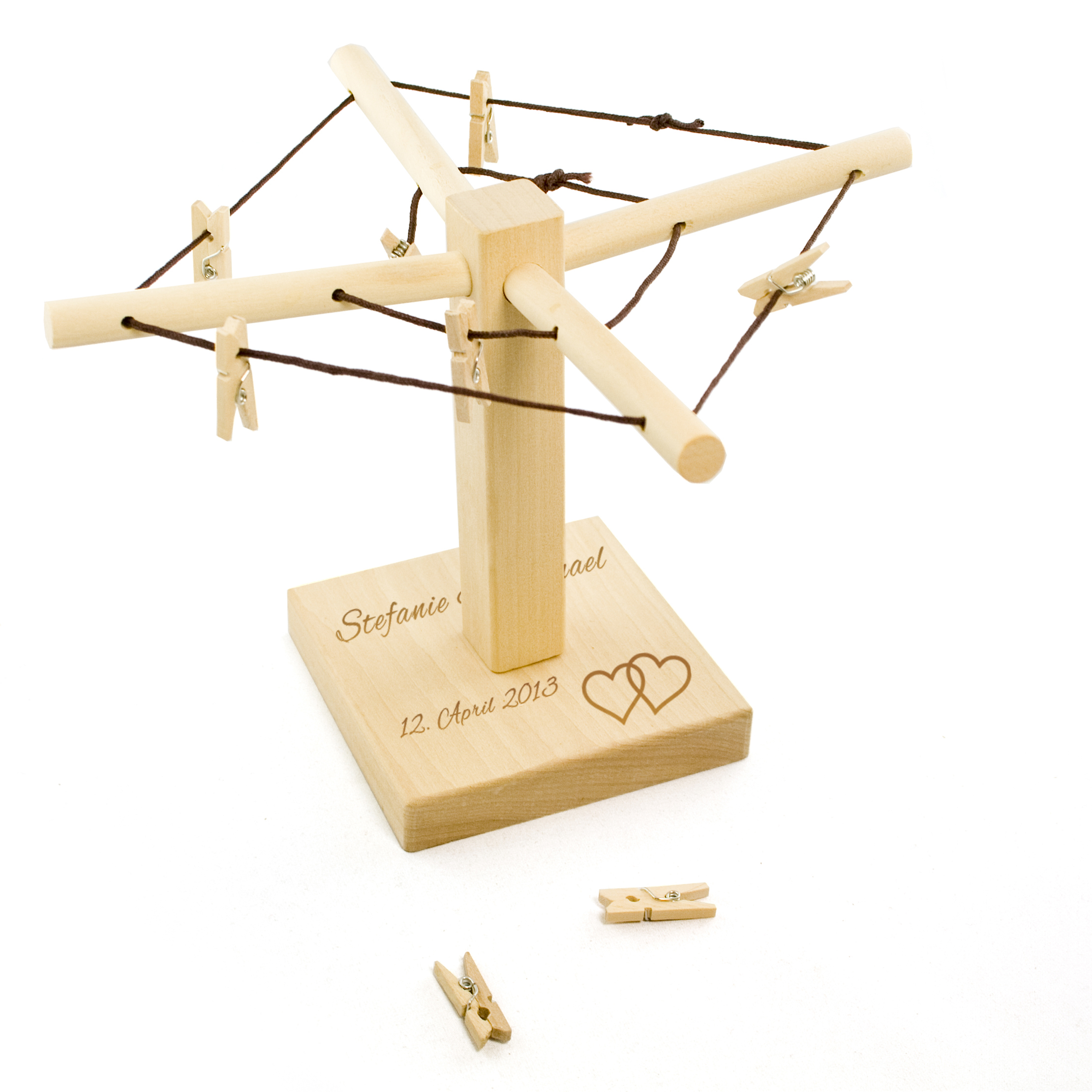 Geldwäschespinne zur Hochzeit - personalisiert