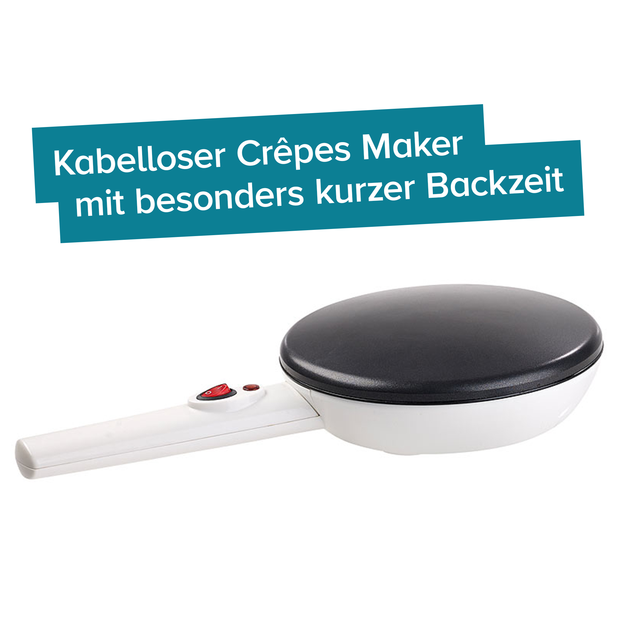 Crepe Maker mit extra Pfanne